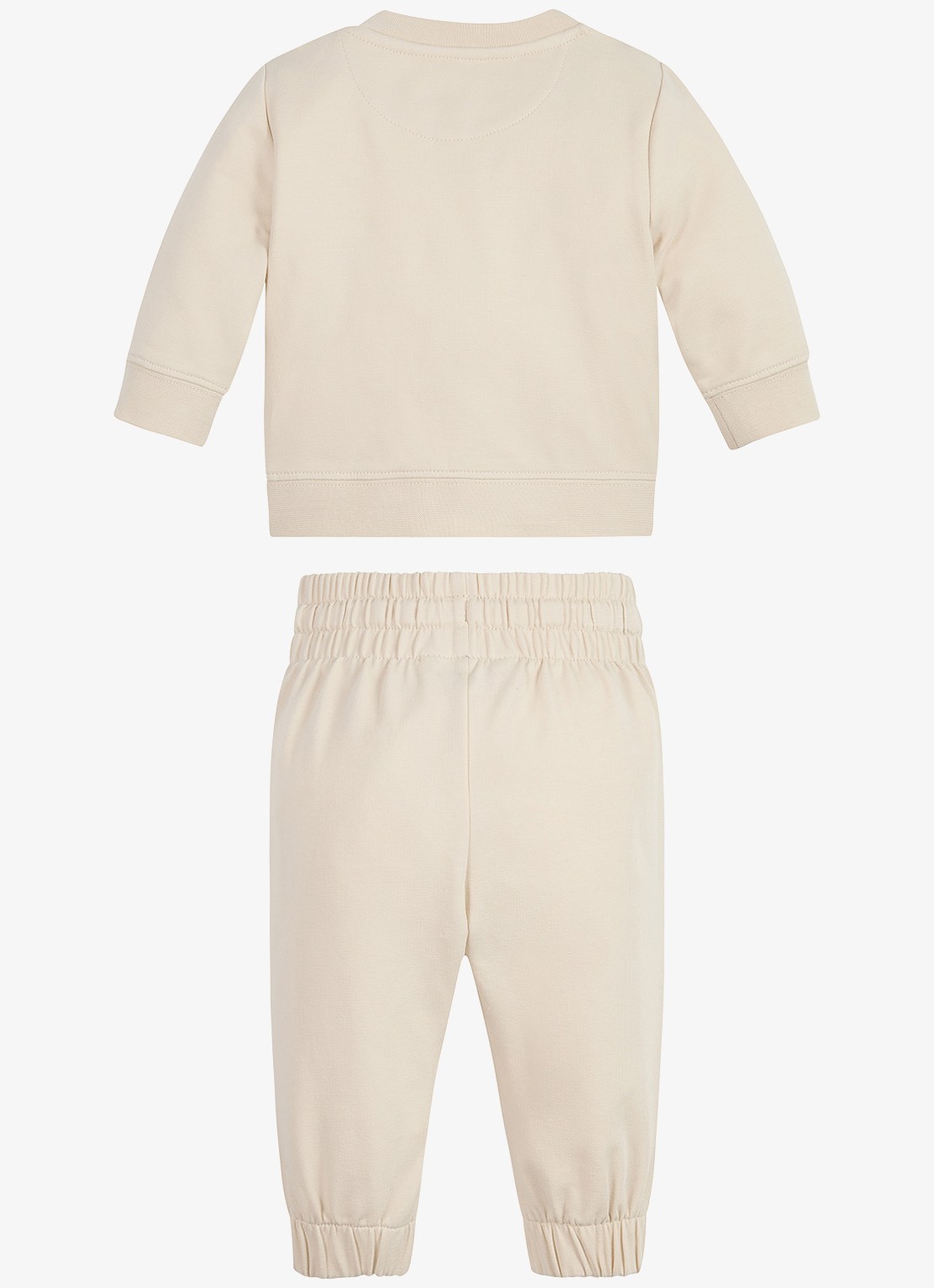 Calvin Klein Set van sweater en joggingbroek 2-delig - voorkant 3 beige