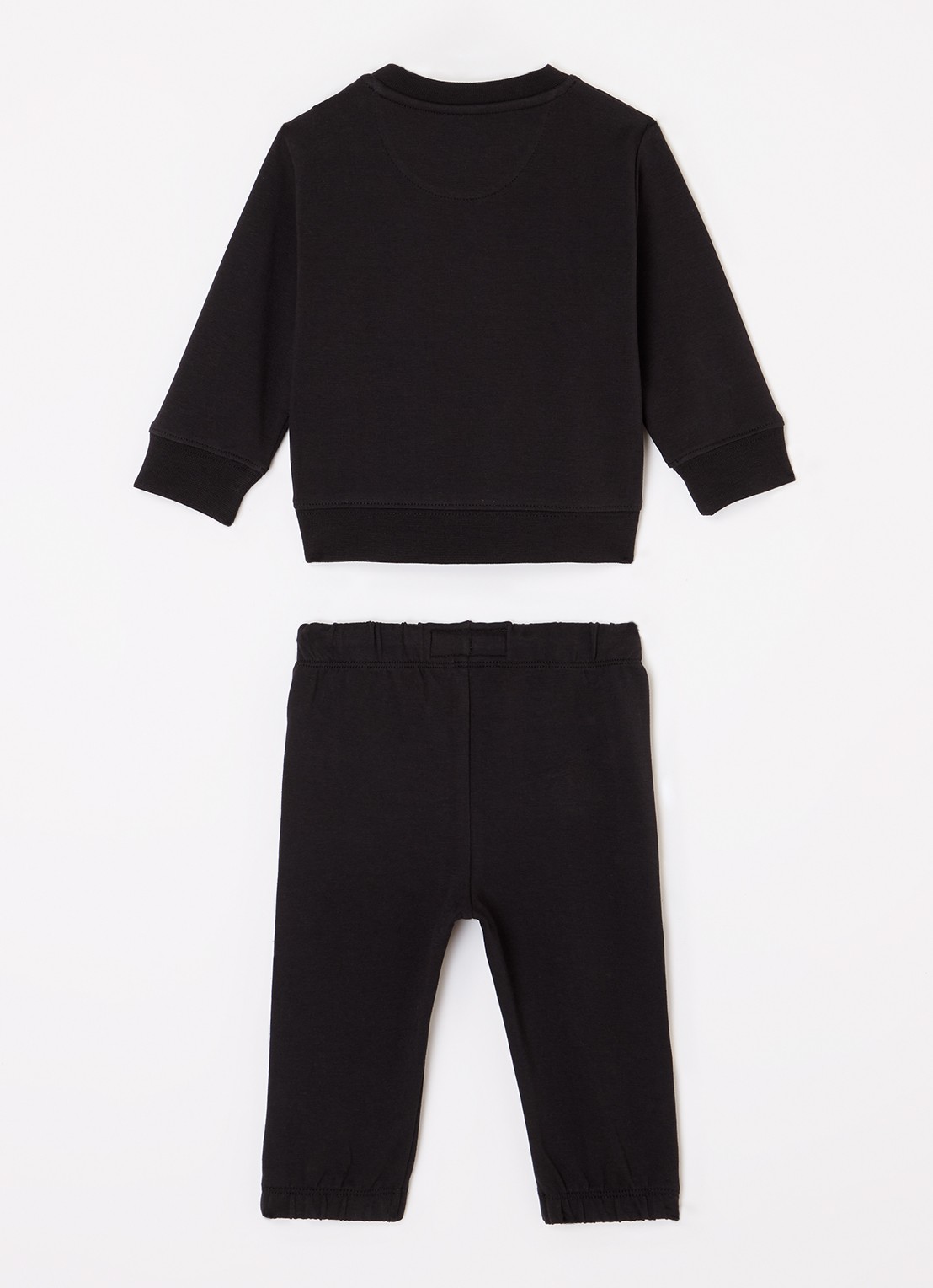 Calvin Klein Set van sweater en joggingbroek 2-delig - voorkant 2 zwart