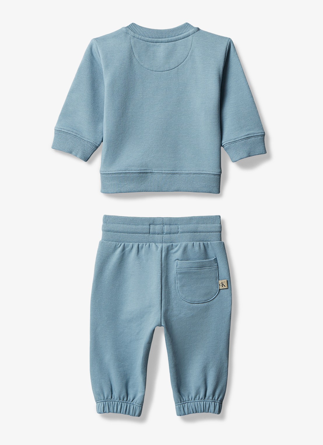 Calvin Klein Set van sweater en joggingbroek met logo 2-delig - voorkant citadel-cdp /  grijs