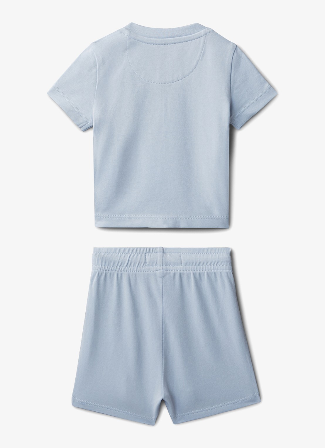 Calvin Klein Set van T-shirt en broek 2-delig - achterkant blauw