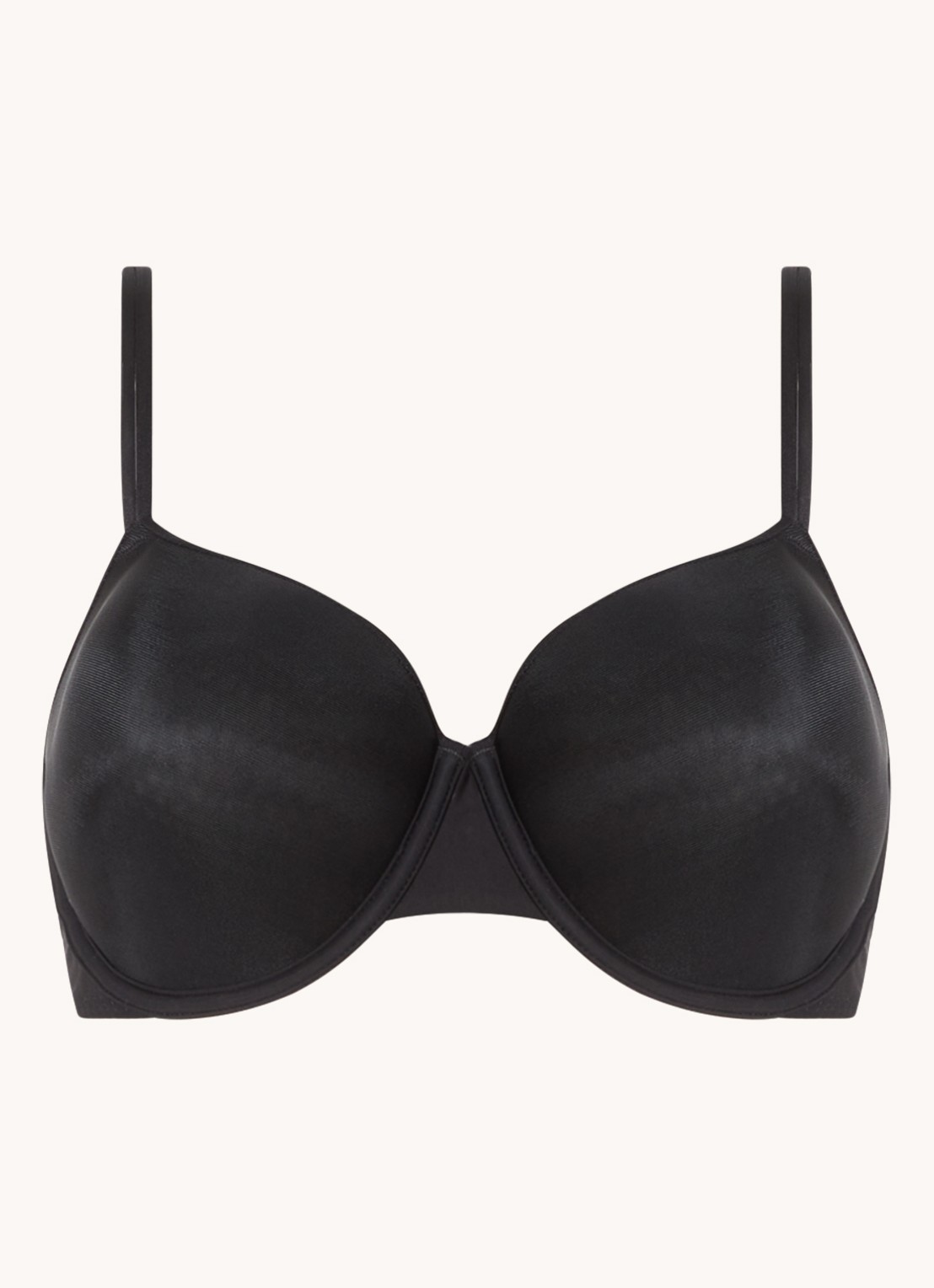 Calvin Klein Sheer Marquisette beugel bh - voorkant 4 zwart
