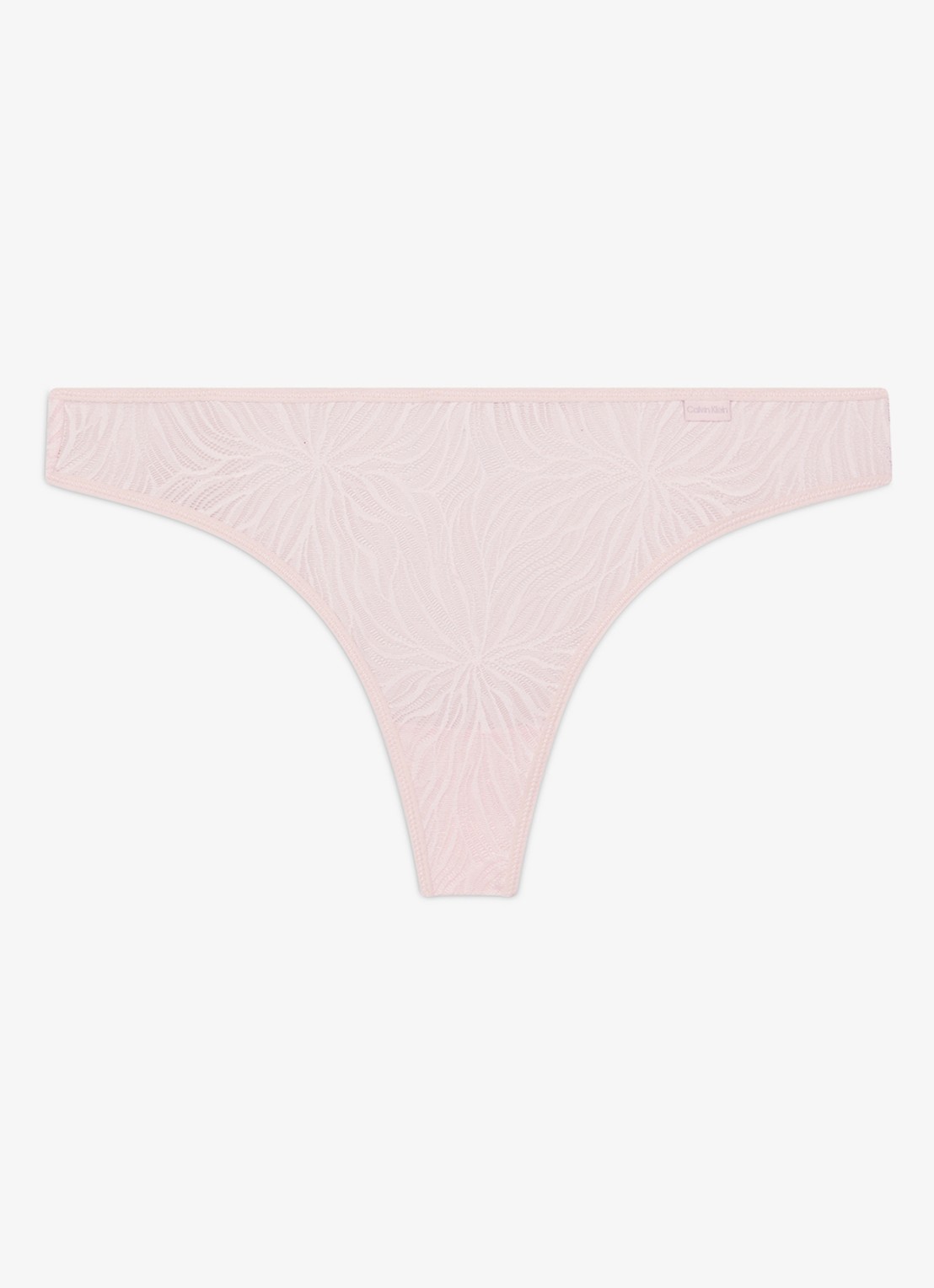 Calvin Klein Sheer Marquisette string van kant - voorkant nymphs thigh / roze