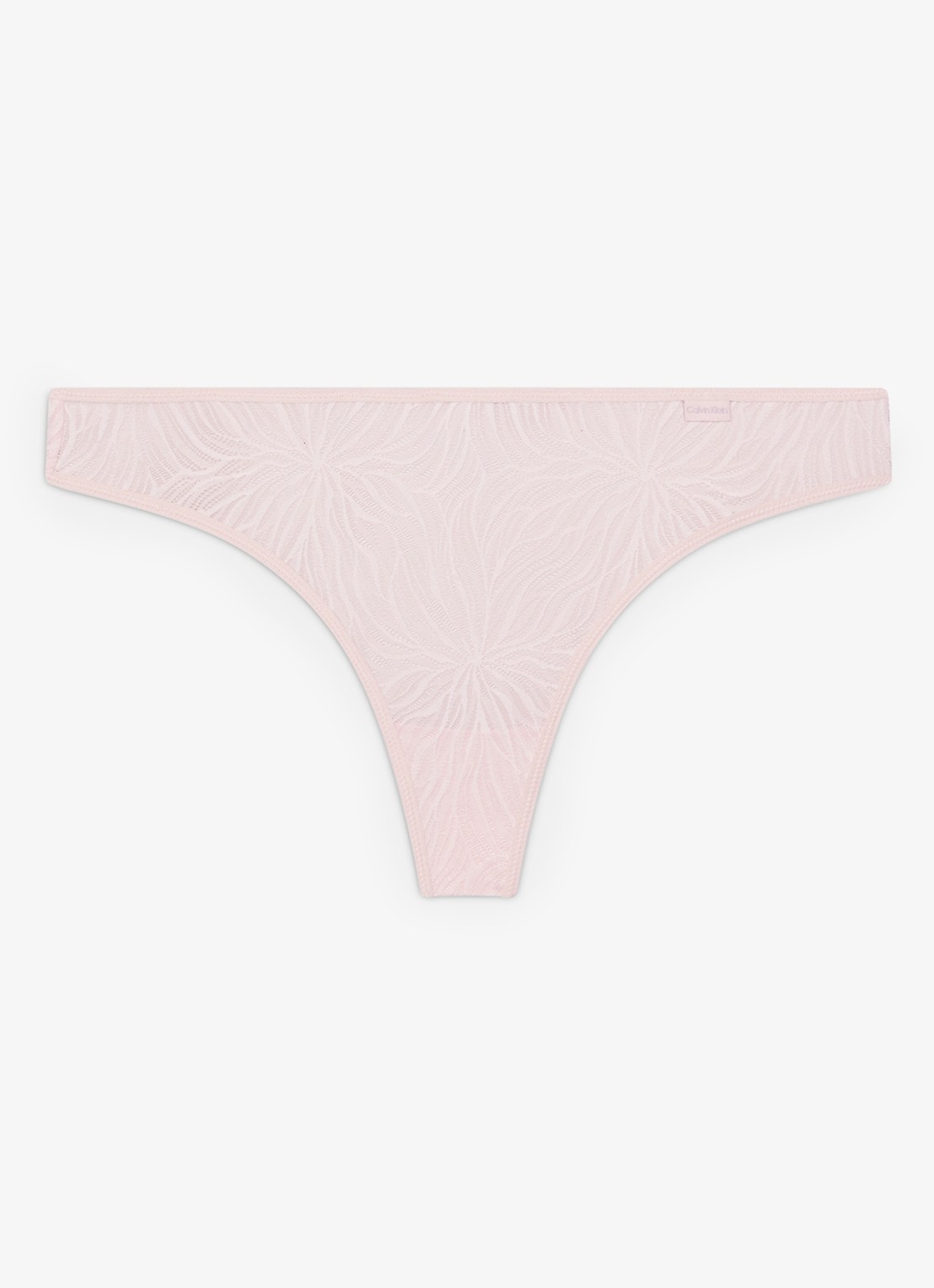 Calvin Klein Sheer Marquisette string van kant - voorkant 2 nymphs thigh / roze