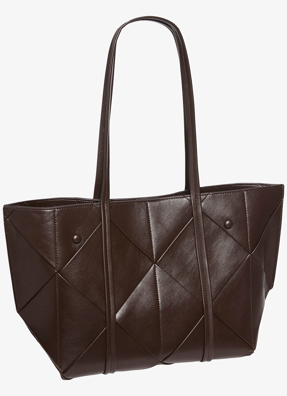 Calvin Klein Shopper met gevlochten detail - detail 5 delicioso-bal /  bruin