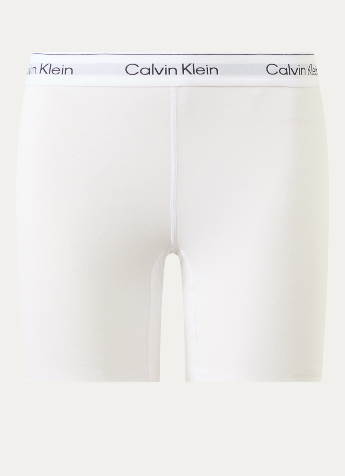 Calvin Klein Shorty met logoband  - voorkant 8 wit