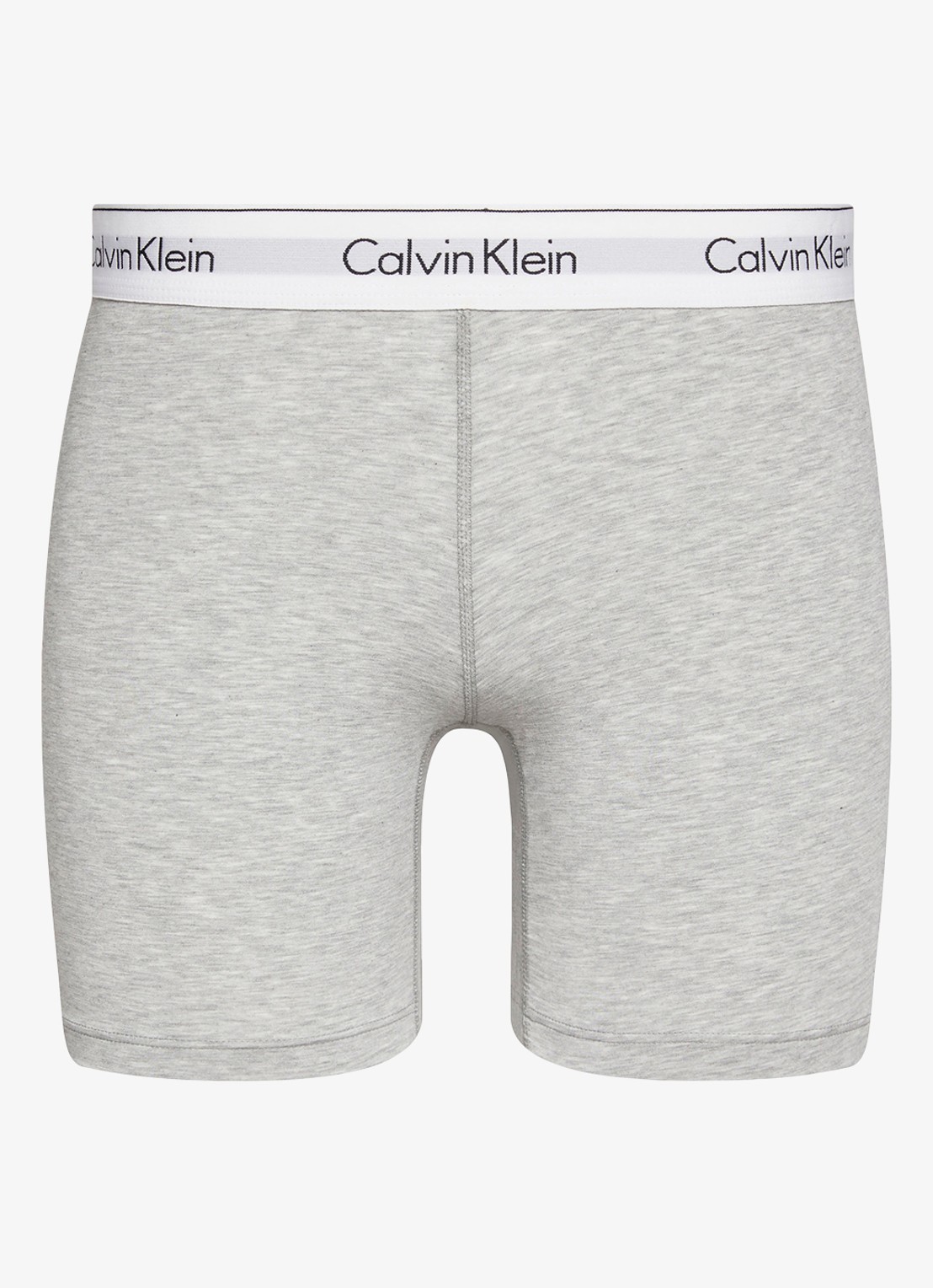 Calvin Klein Shorty met logoband  - voorkant grijs