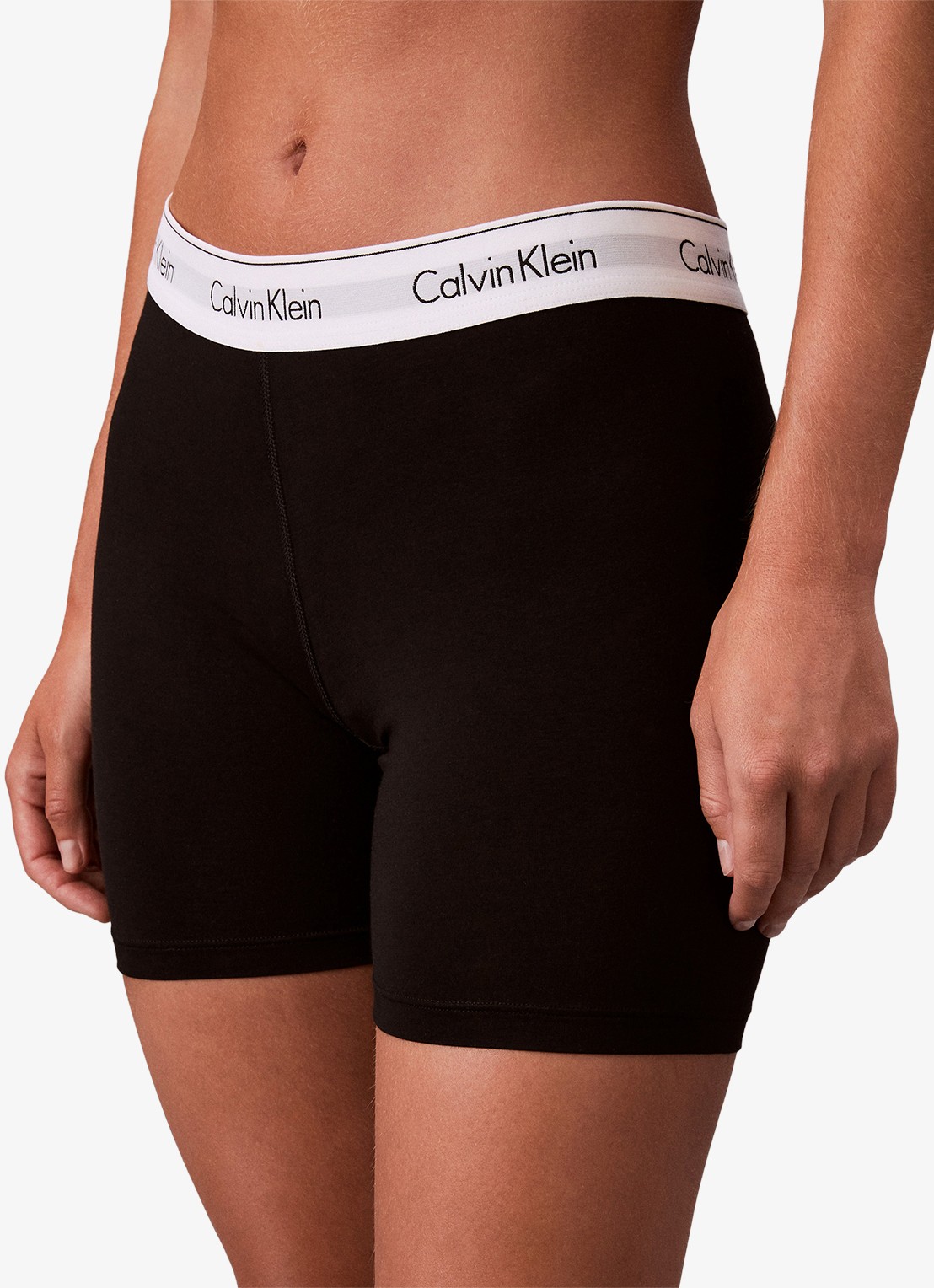 Calvin Klein Shorty met logoband  - detail 4 zwart