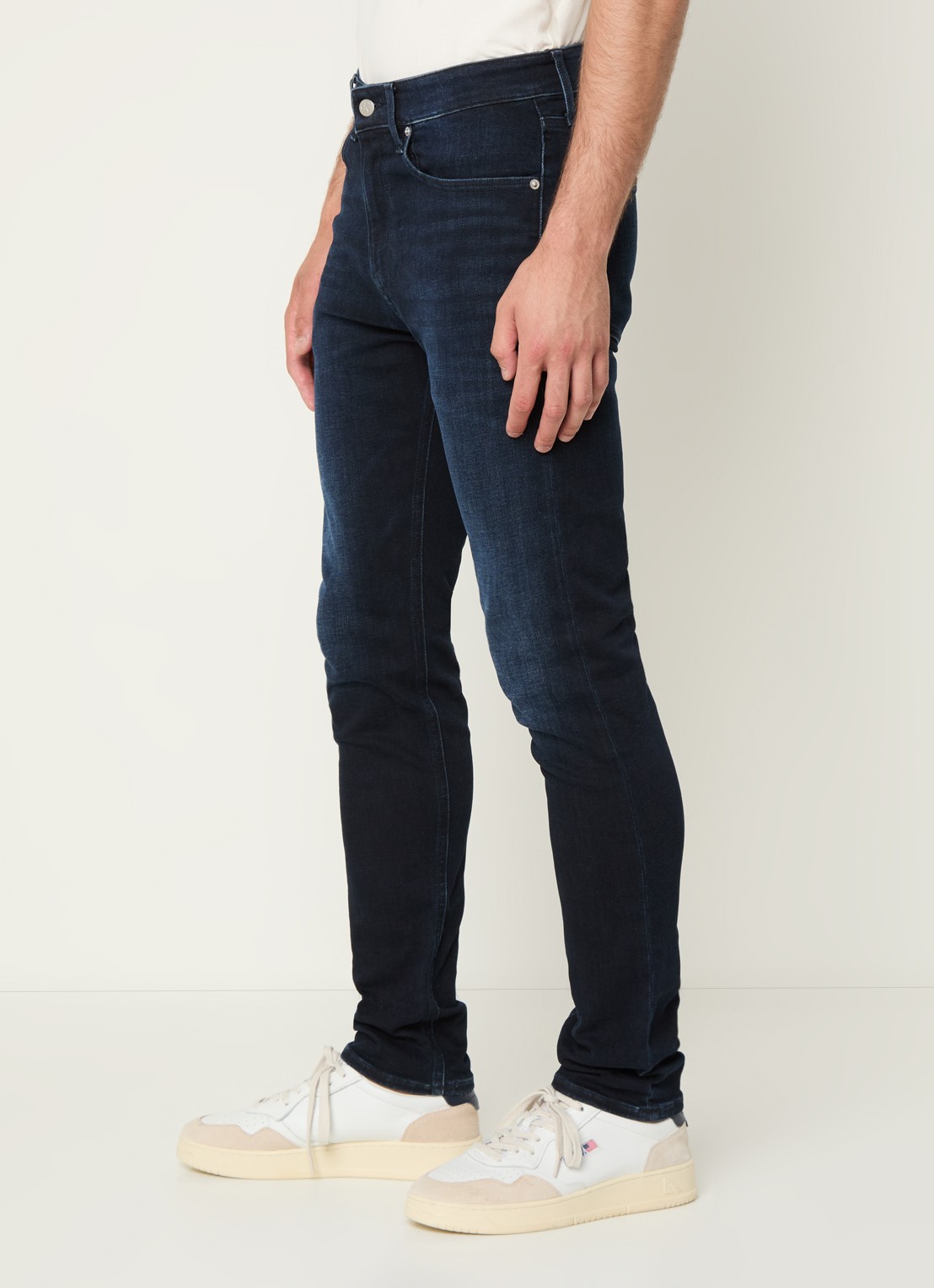Calvin Klein Skinny jeans met donkere wassing - detail 5 indigo