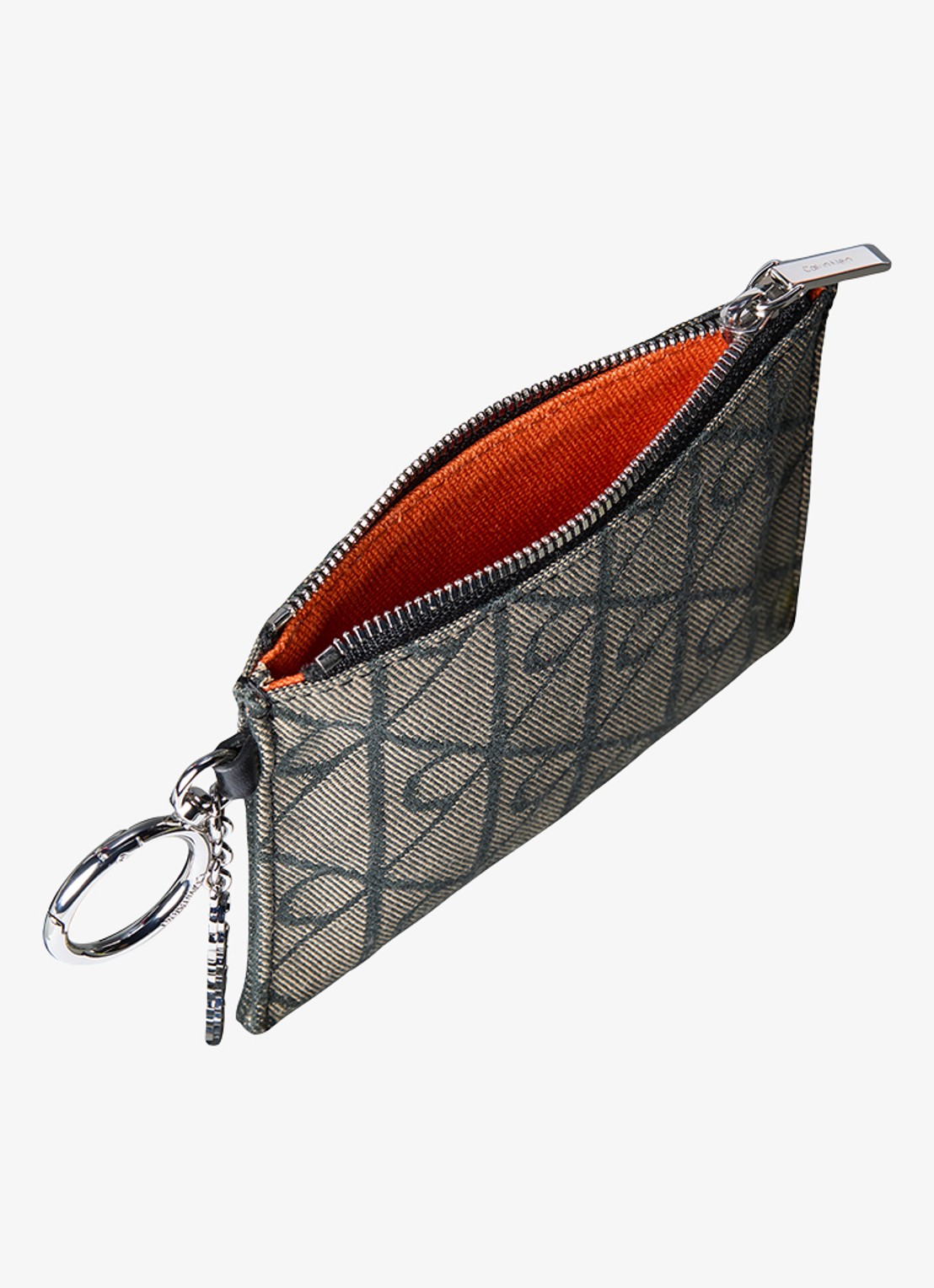 Calvin Klein Sleuteletui met logoprint - detail 2 lotus beige/black aop jqd-8e3 /  zwart