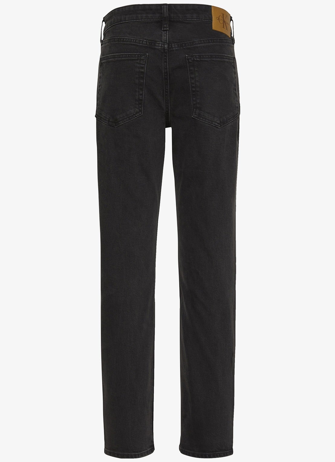 Calvin Klein Slim fit jeans met steekzakken - detail 6 donkergrijs