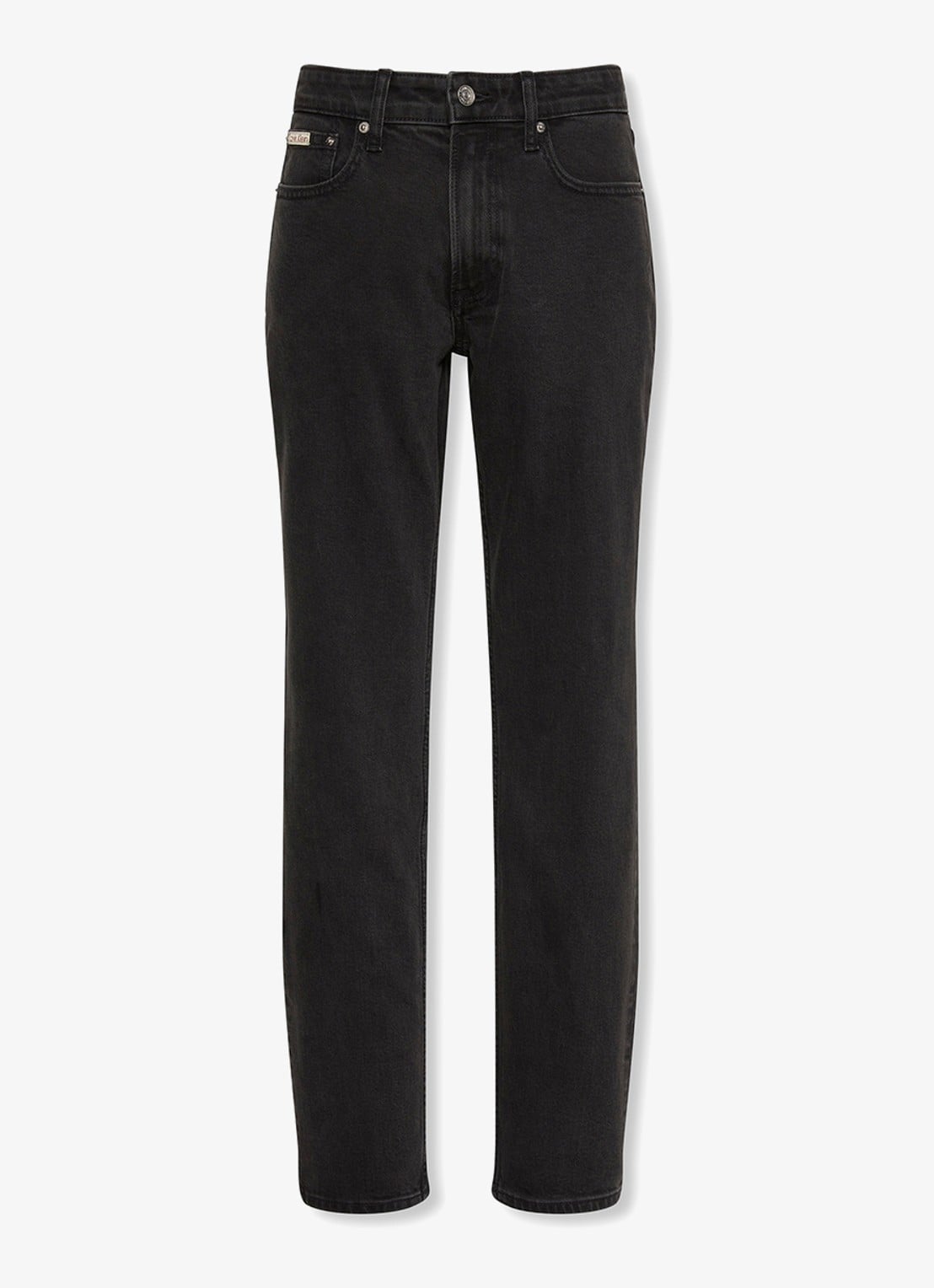 Calvin Klein Slim fit jeans met steekzakken - voorkant 7 donkergrijs