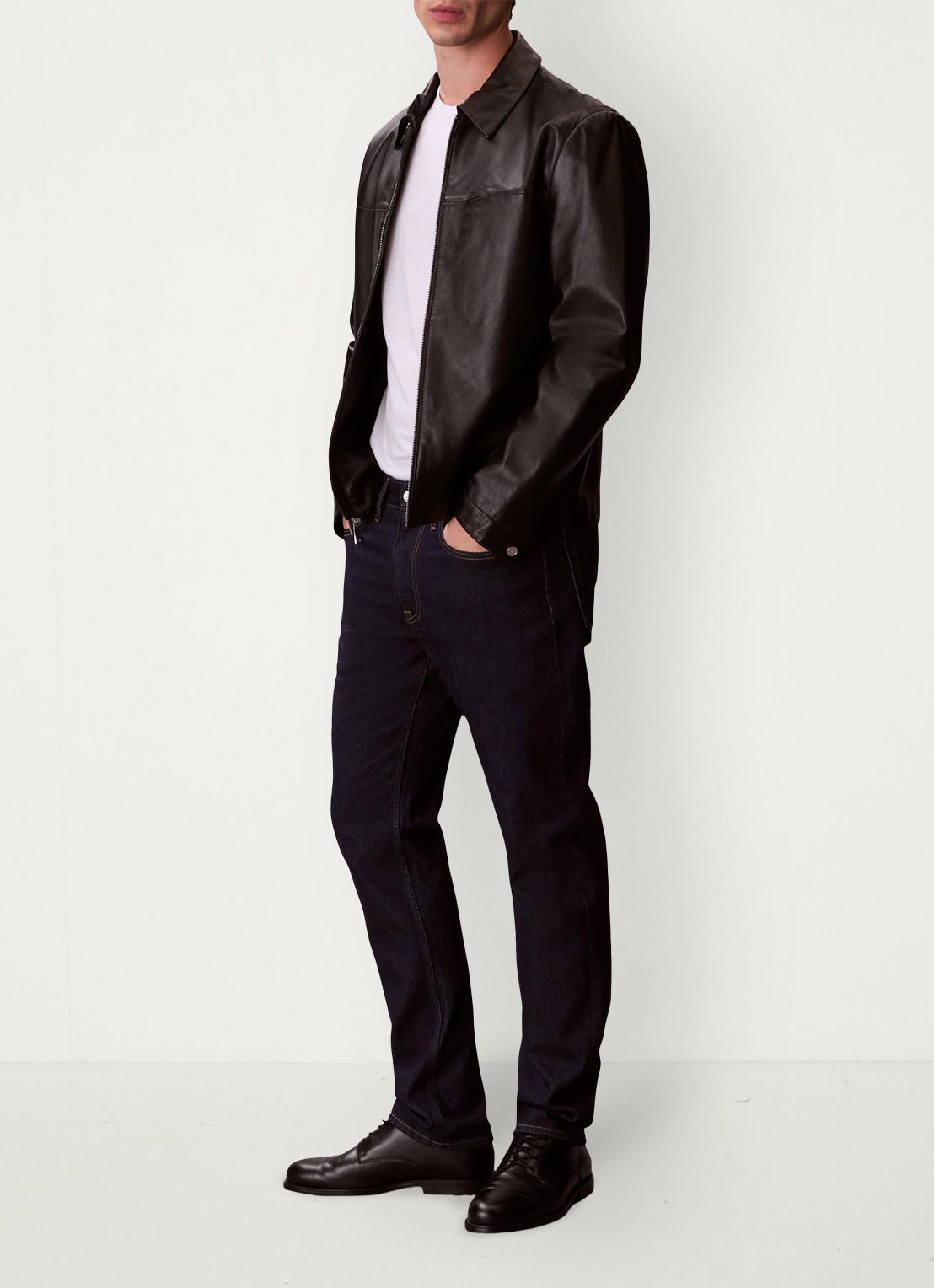 Calvin Klein Slim fit jeans met steekzakken - detail 4 denim