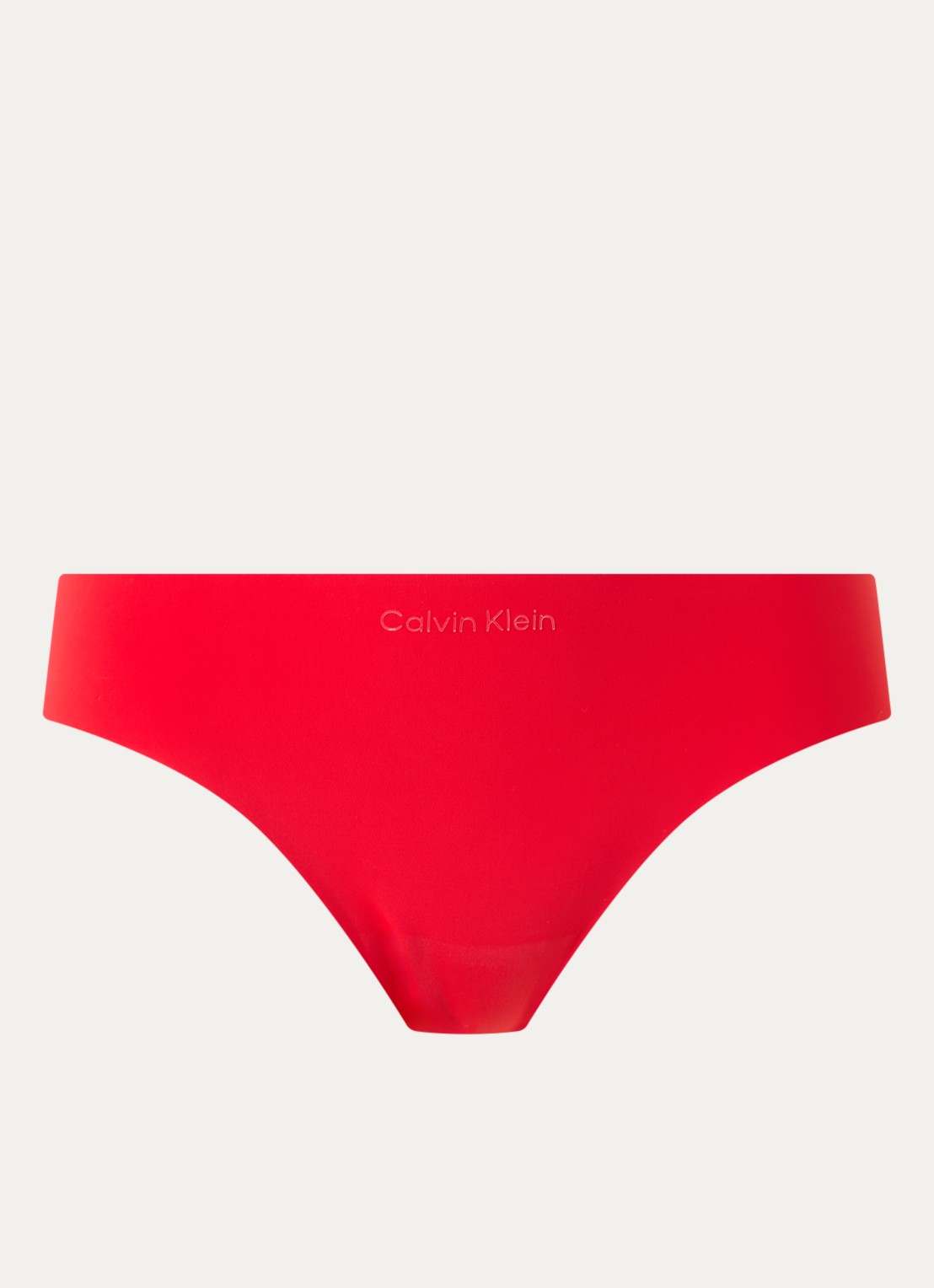 Calvin Klein Slip met logo - voorkant rood