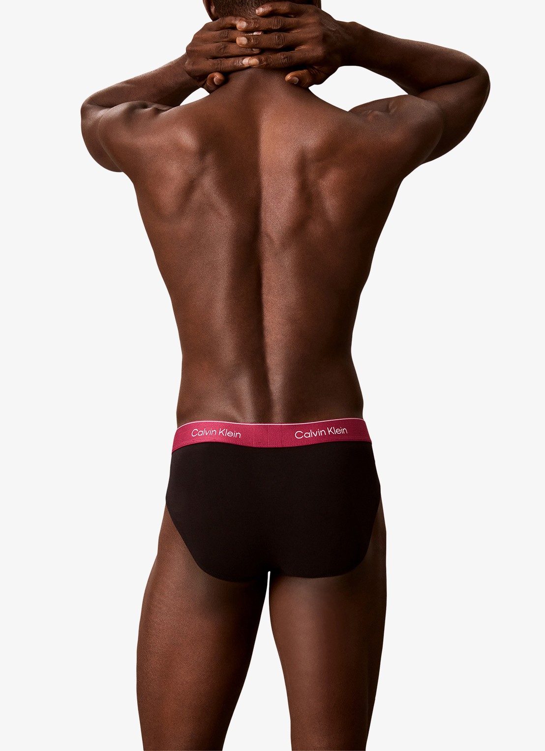 Calvin Klein Slip met logoband in 3-pack - achterkant 6 blauw