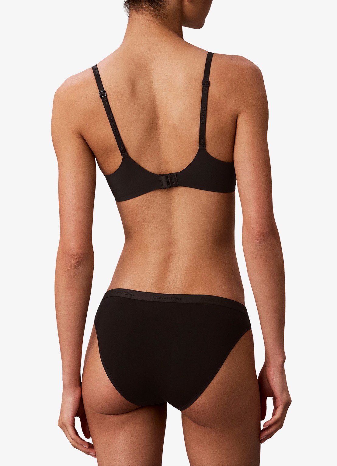 Calvin Klein Slip met logoband in 5-pack - achterkant rood