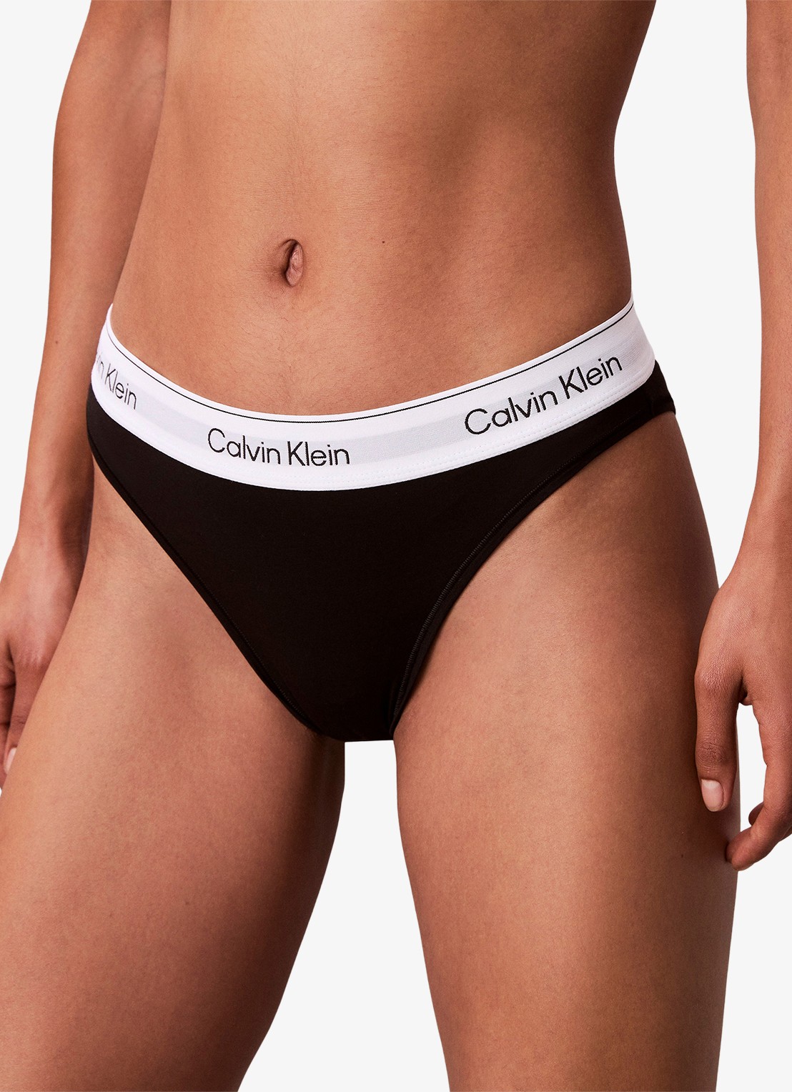 Calvin Klein Slip met logoband - detail 2 zwart