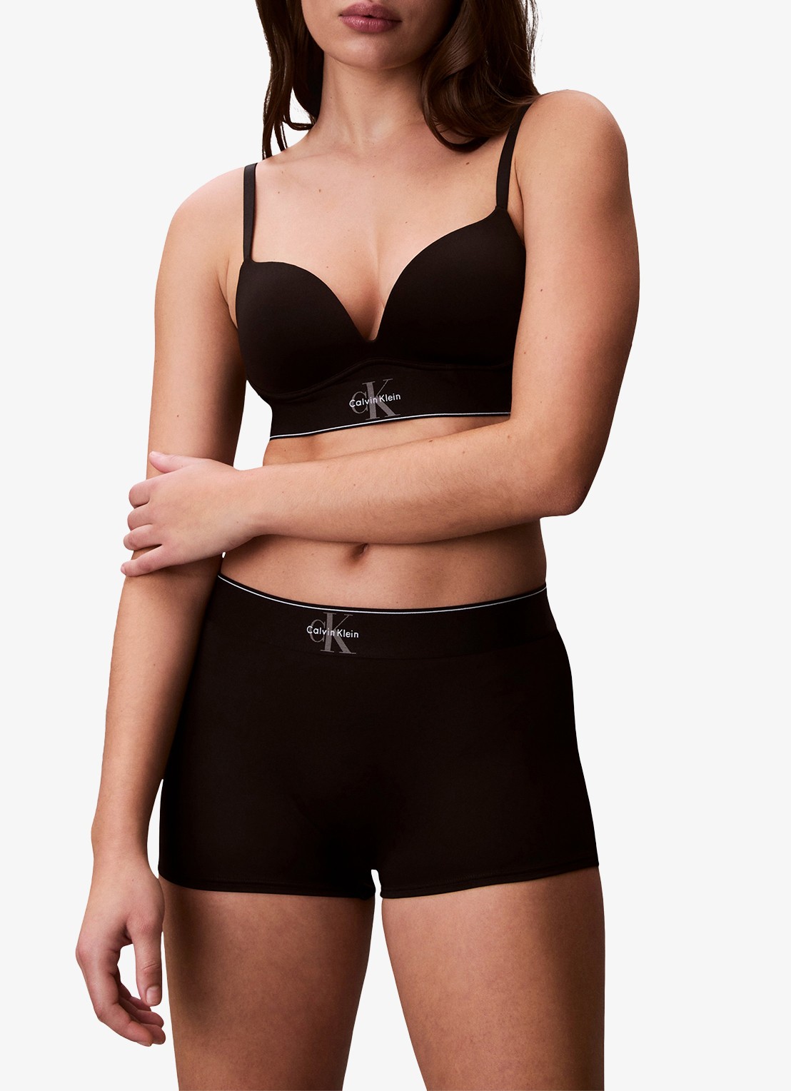 Calvin Klein Slip met logoprint - detail 6 zwart
