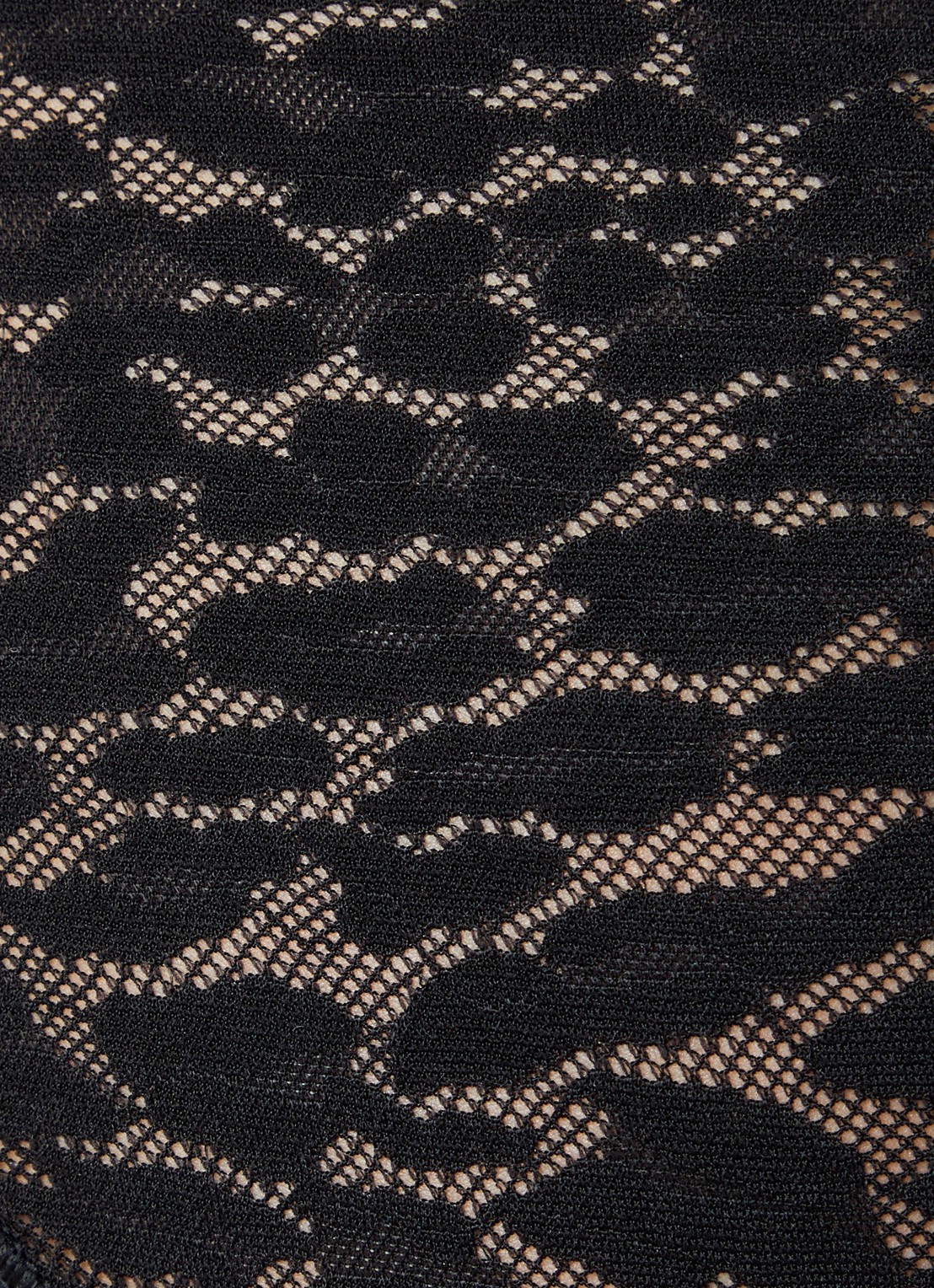 Calvin Klein Slip van mesh met panterprint - detail 4 zwart