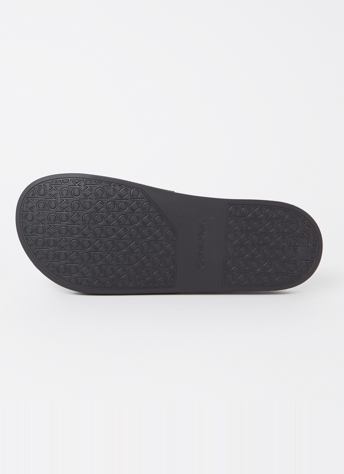 Calvin Klein Slipper met logo - detail 2 zwart