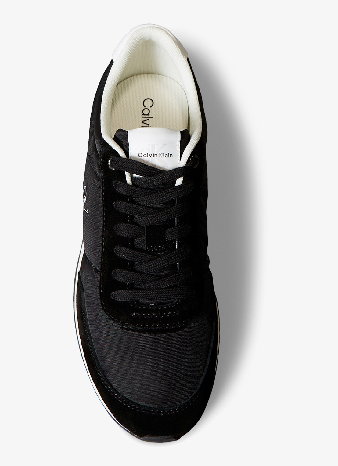 Calvin Klein Sneaker met logo - detail 3 zwart