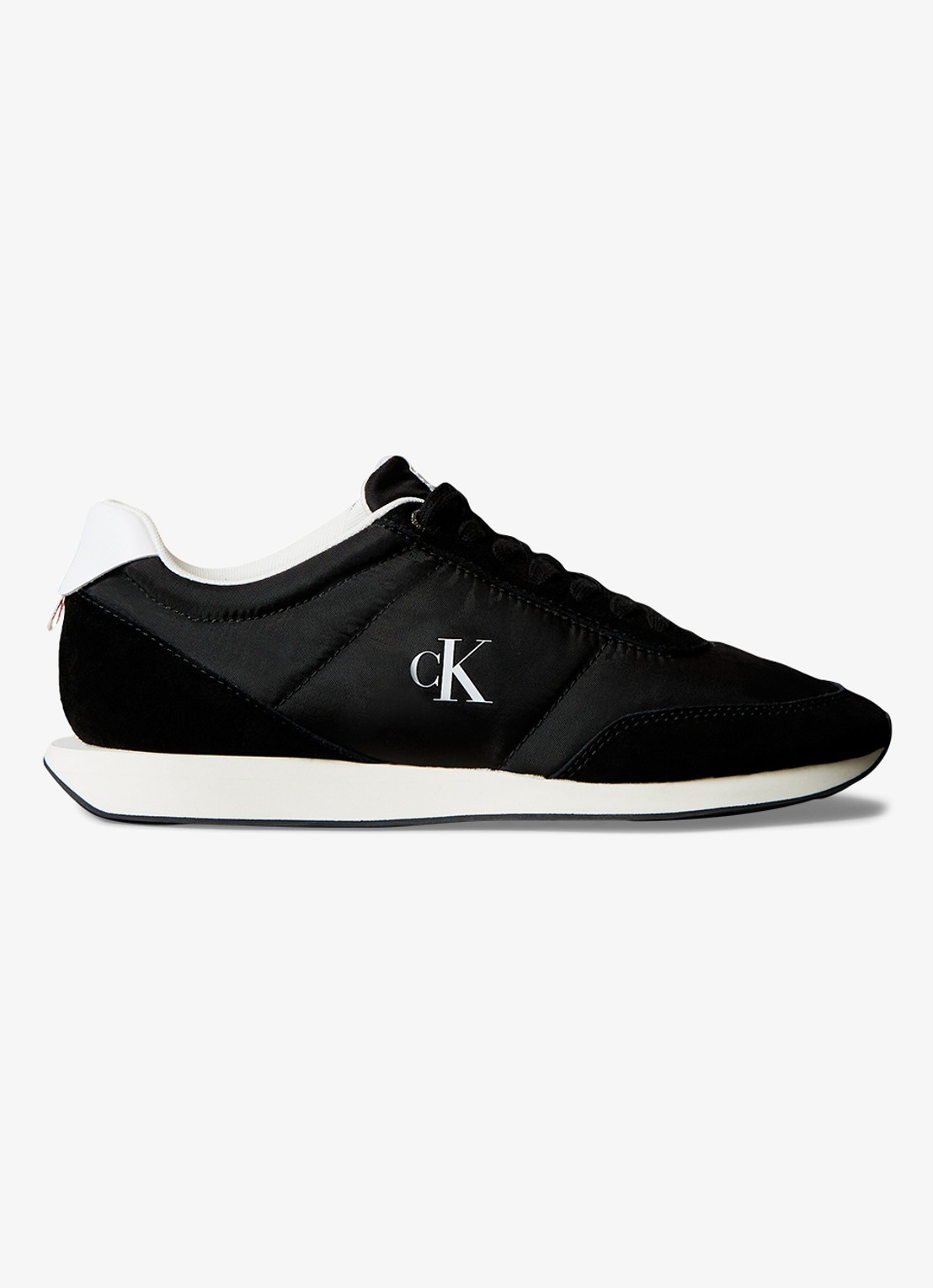 Calvin Klein Sneaker met logo - voorkant zwart