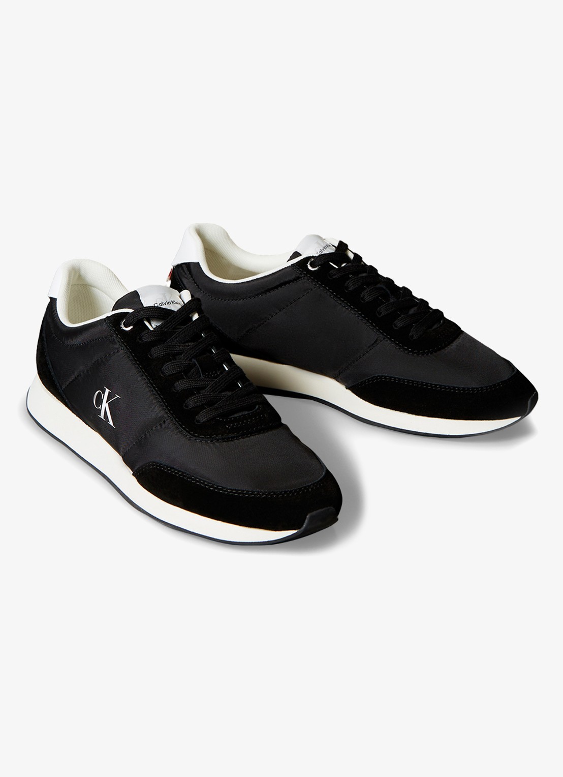 Calvin Klein Sneaker met logo - voorkant 2 zwart
