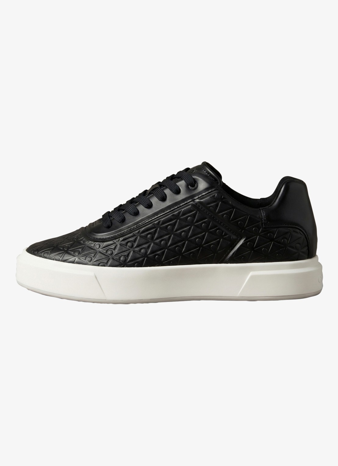 Calvin Klein Sneaker met logoprint - detail 3 zwart