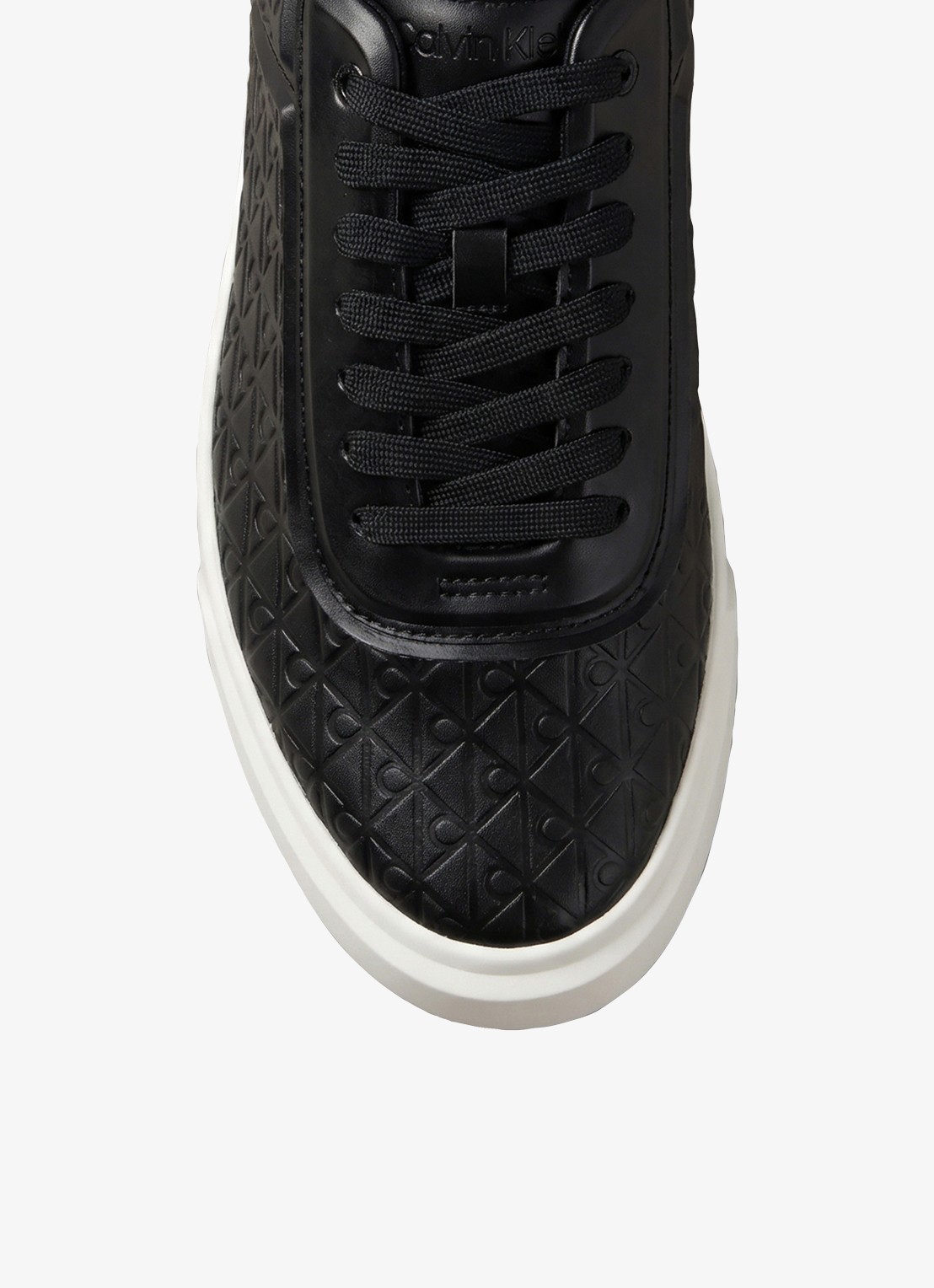 Calvin Klein Sneaker met logoprint - detail 5 zwart