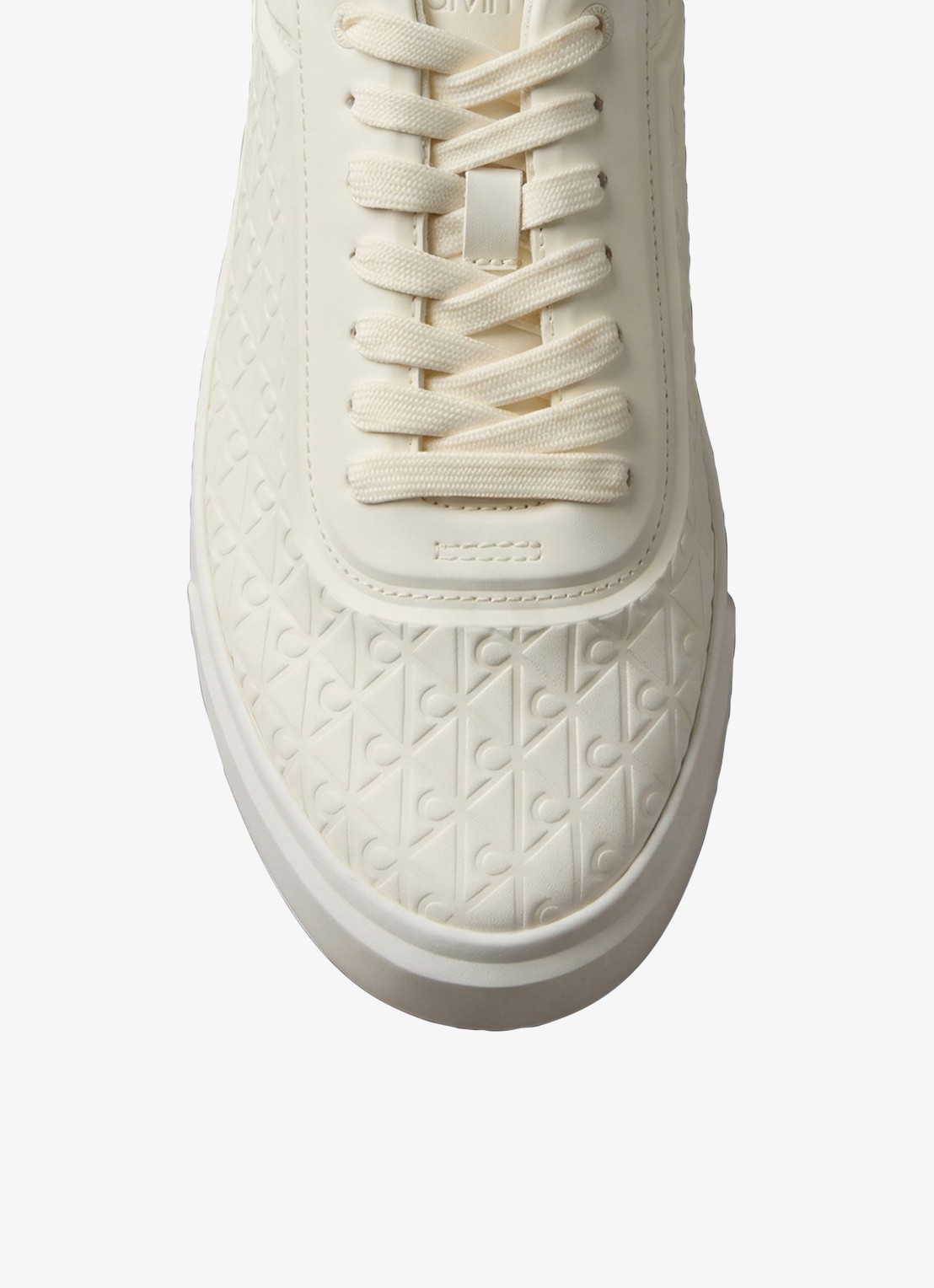 Calvin Klein Sneaker met logoprint - detail 6 creme