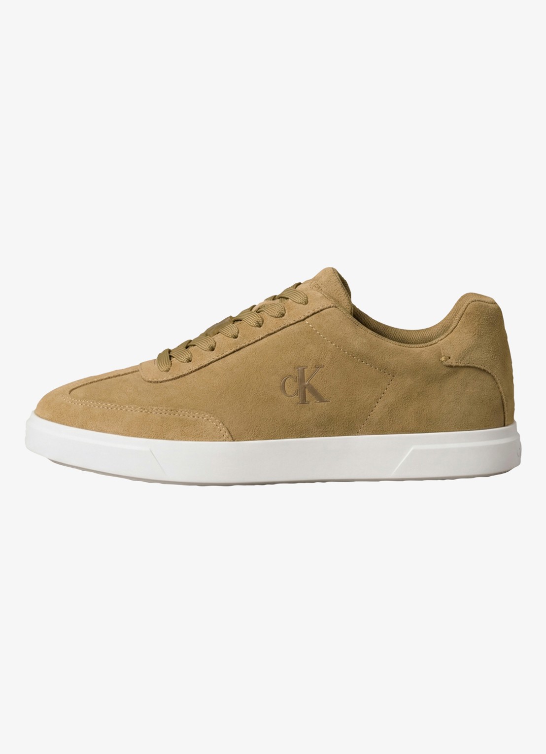 Calvin Klein Sneaker van suède - detail 6 camel