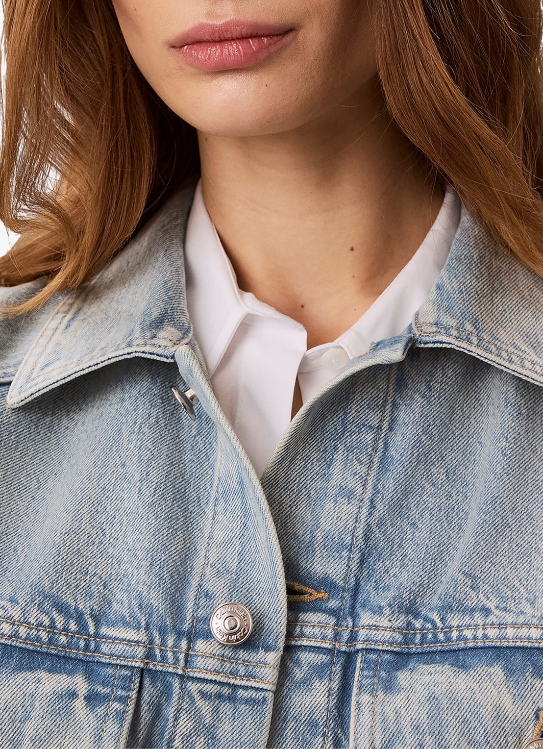 Calvin Klein Spijkerjas met logo - detail 3 denim