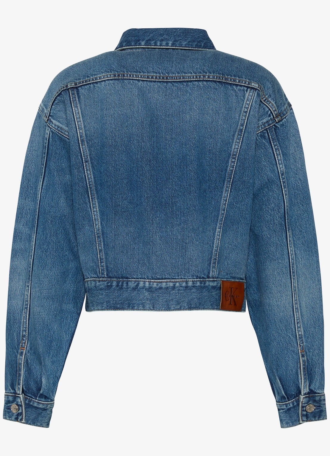 Calvin Klein Spijkerjas met steekzakken - achterkant denim