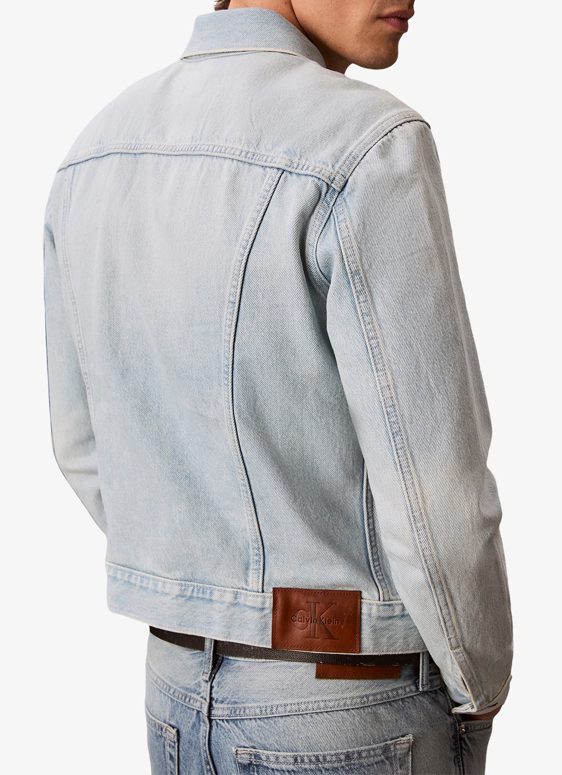 Calvin Klein Spijkerjas met steekzakken - detail 6 denim