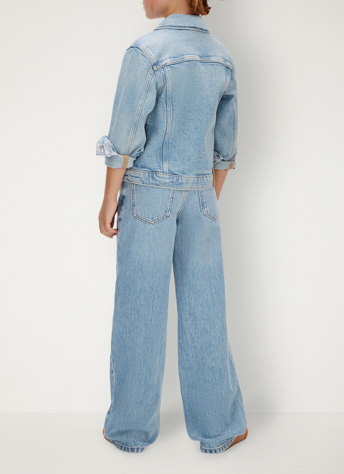 Calvin Klein Spijkerjas met steekzakken - achterkant 5 indigo