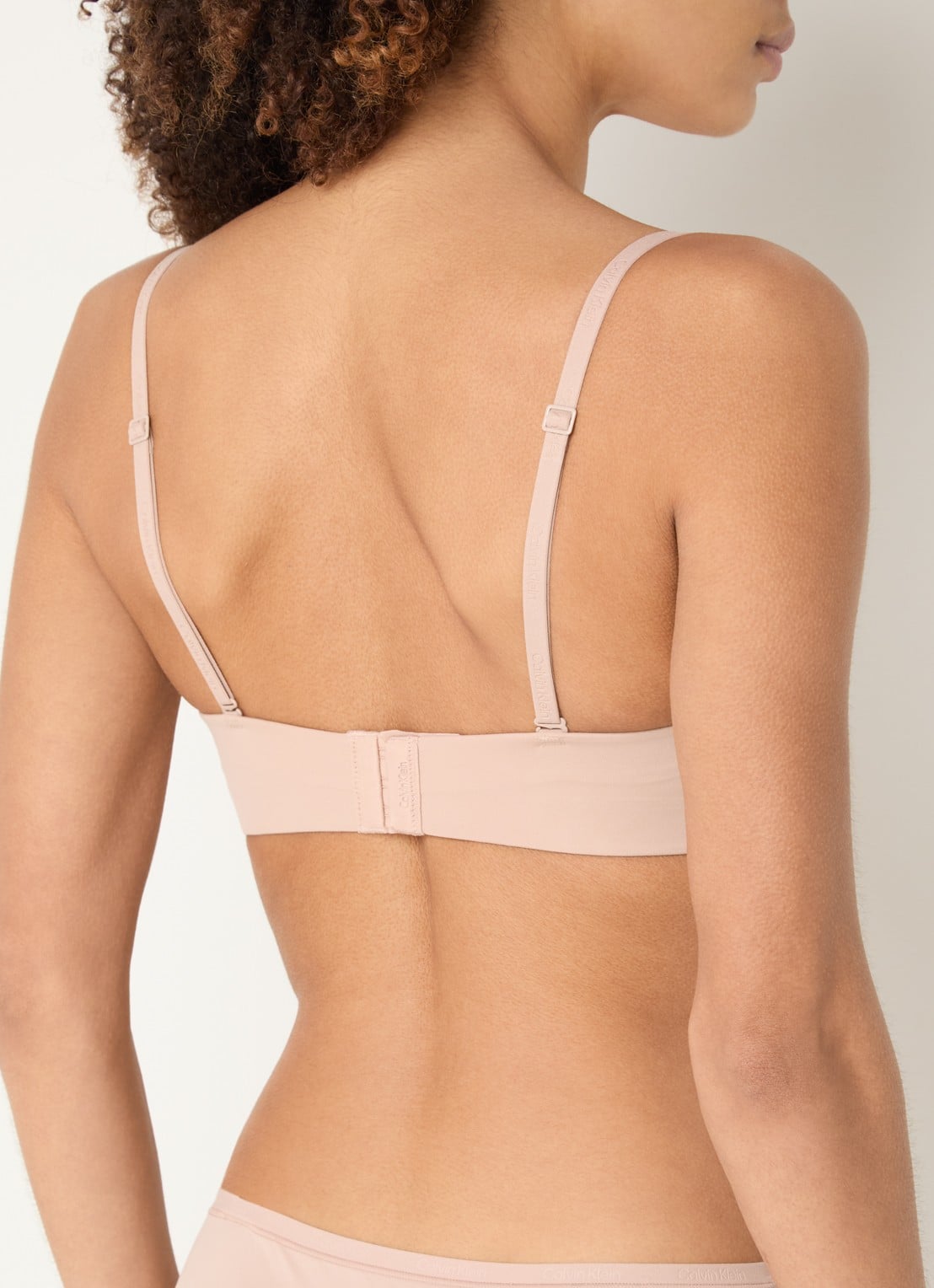 Calvin Klein Strapless Push Up bh met afneembare bandjes - achterkant 6 cedar-7ns