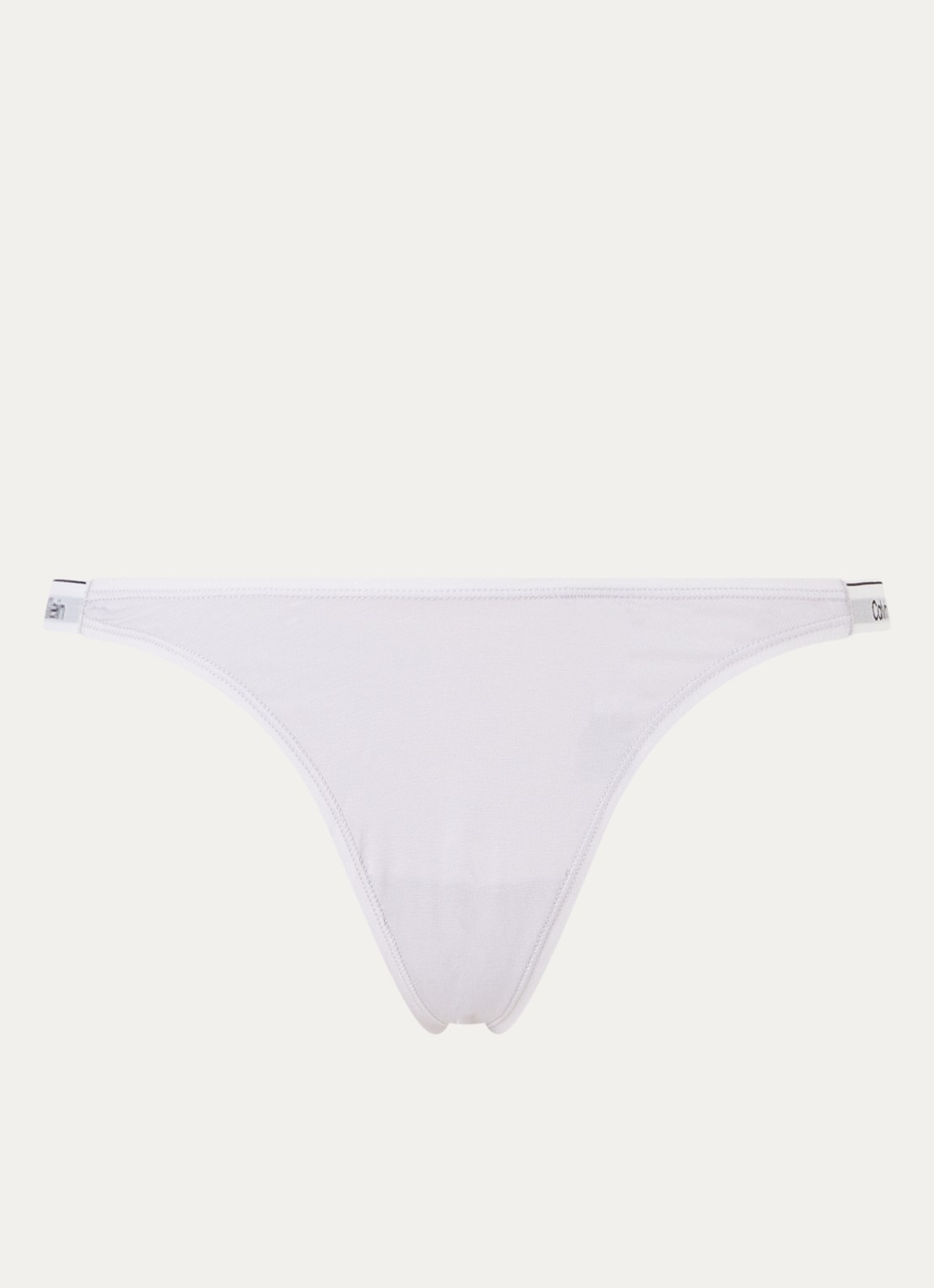 Calvin Klein String met logoband - voorkant 2 lila