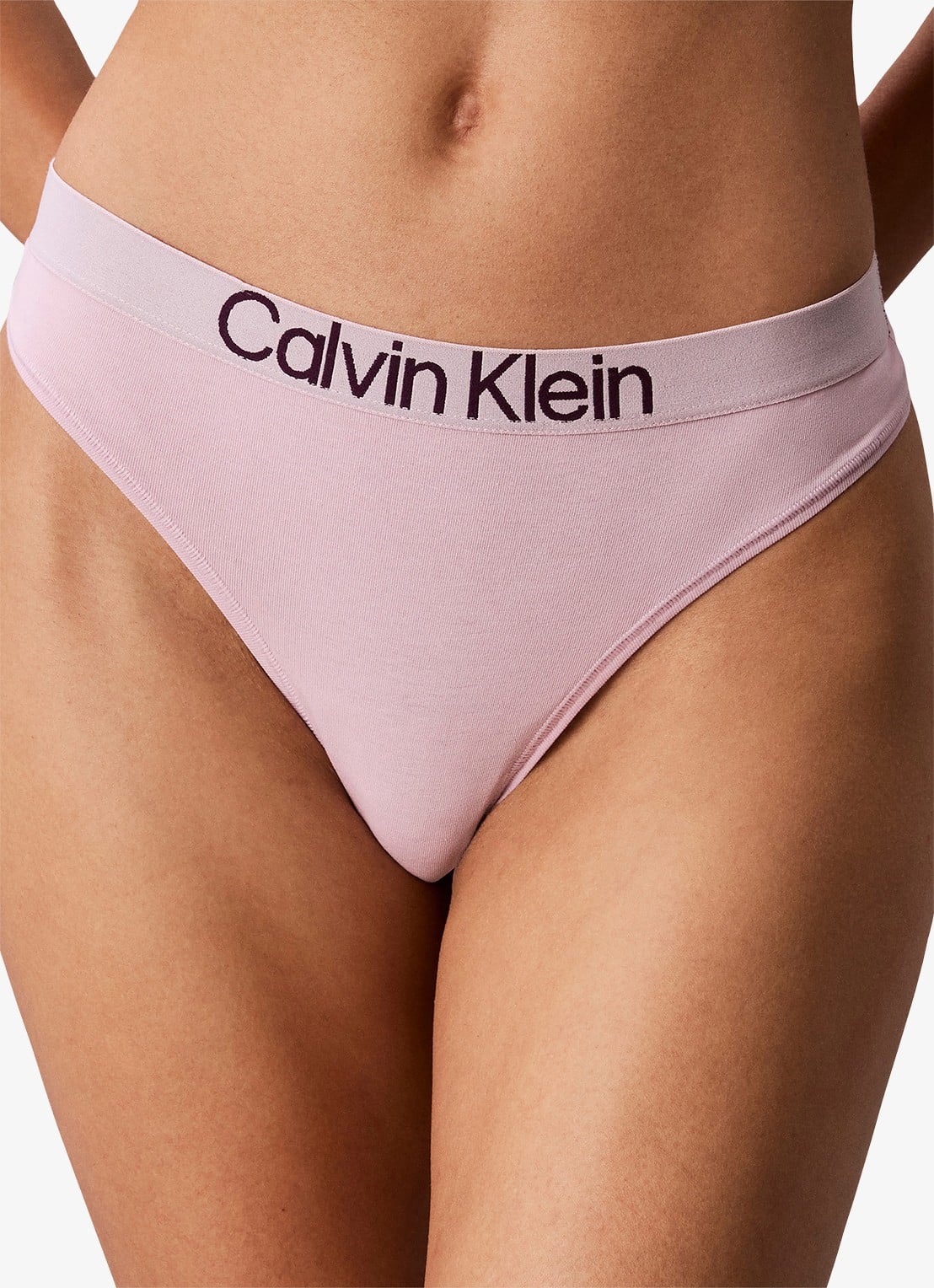 Calvin Klein String met logoband - detail 2 hawaii orchid-msd / roze