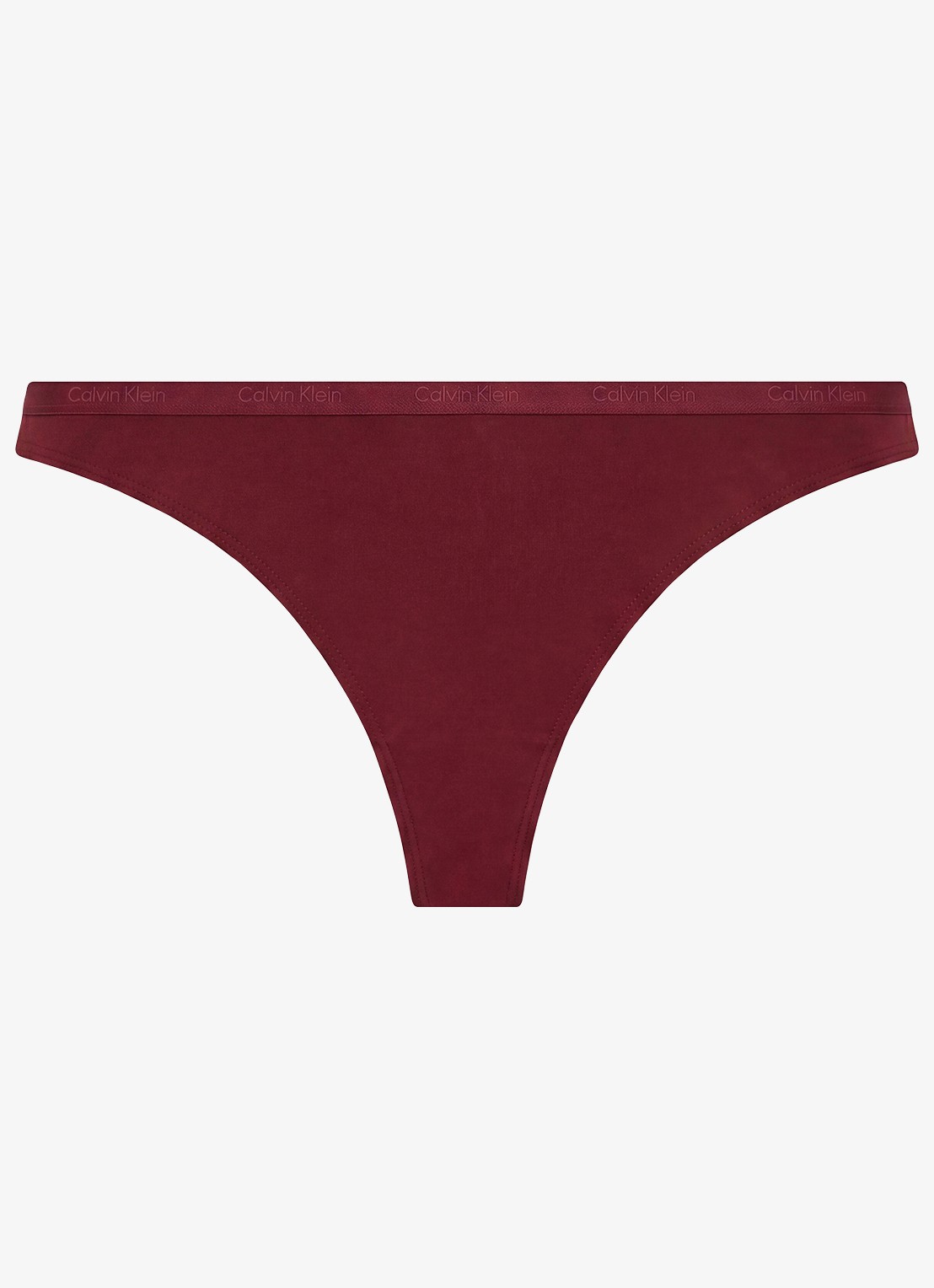 Calvin Klein String met logoband - voorkant 6 established red-4gj