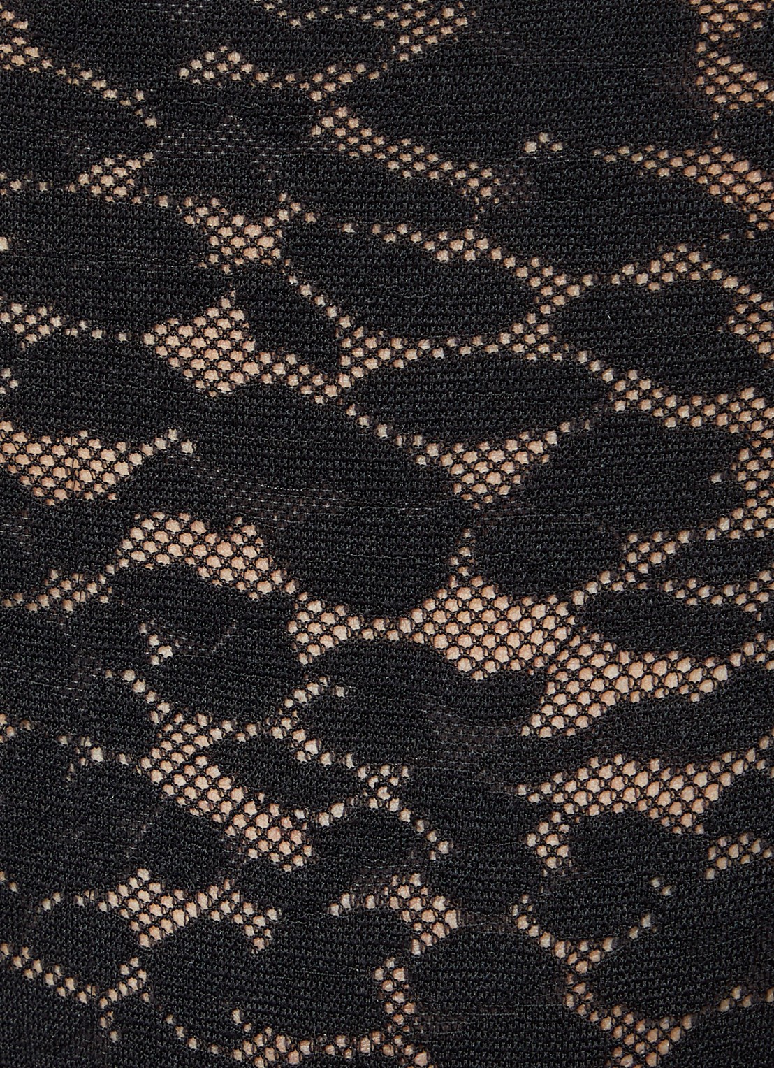 Calvin Klein String van mesh met panterprint - detail 4 zwart