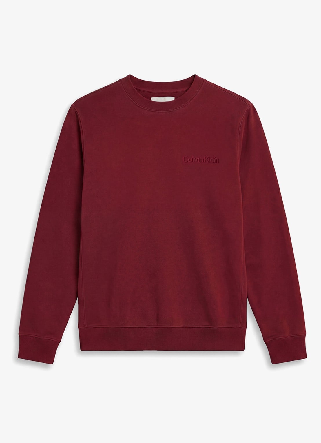 Calvin Klein Sweater met logo - voorkant 5 rood
