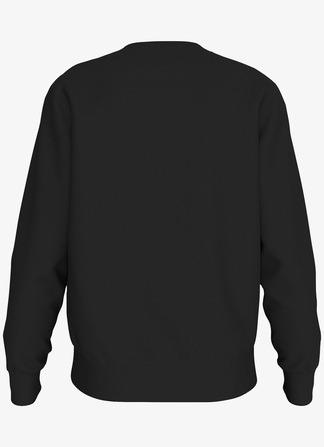 Calvin Klein Sweater met logoborduring - achterkant zwart
