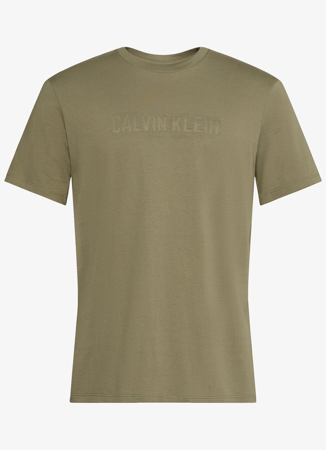 Calvin Klein T-shirt met logo - voorkant 2 groen