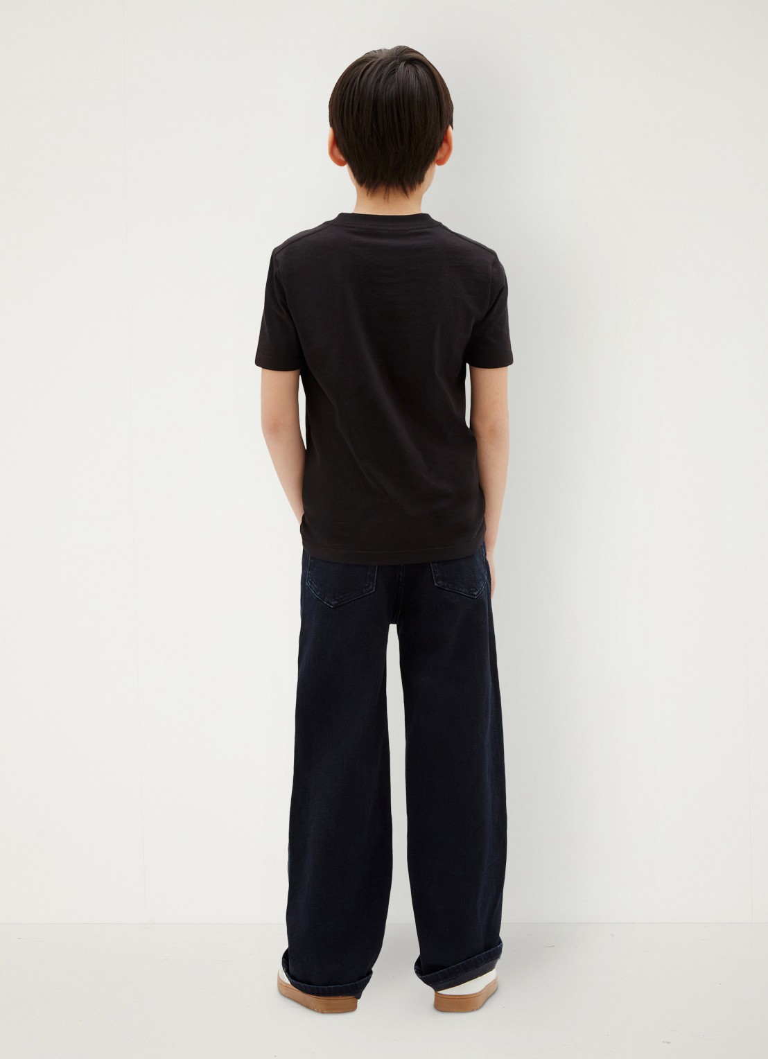 Calvin Klein T-shirt met logo - achterkant 5 zwart