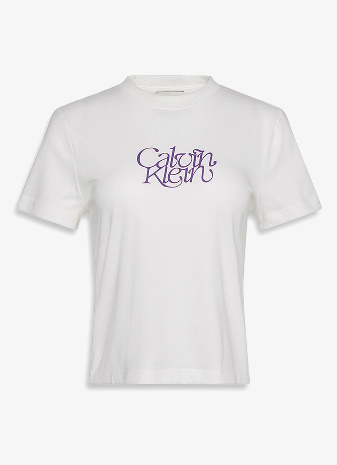 Calvin Klein T-shirt met logoprint - voorkant 5 wit