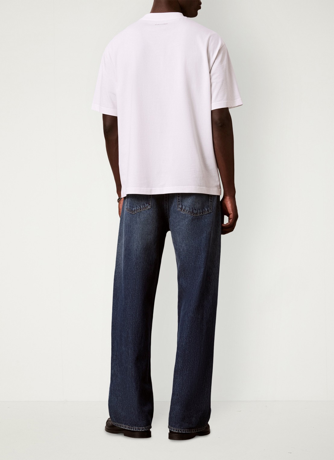 Calvin Klein T-shirt met logoprint - achterkant 7 wit