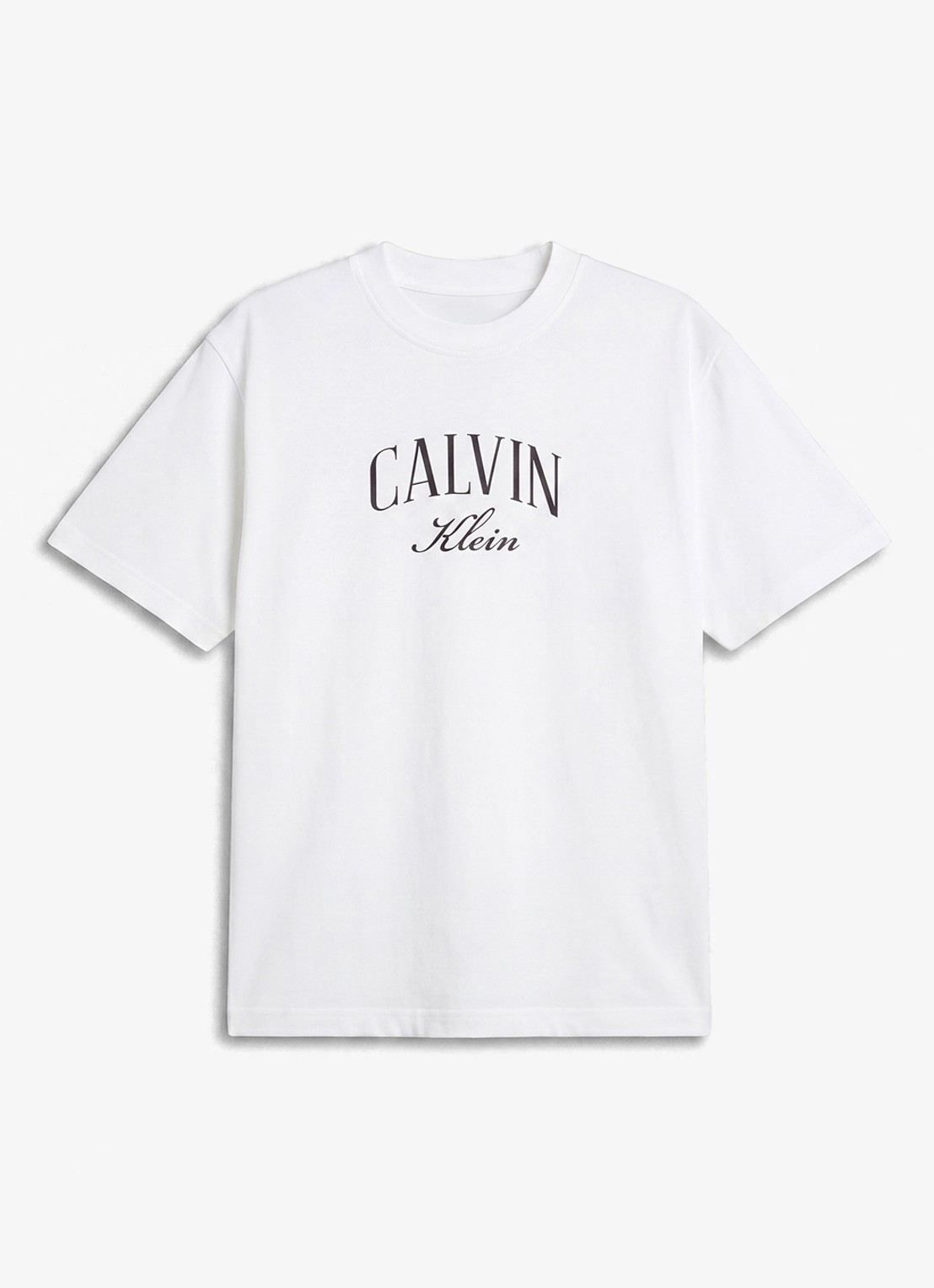 Calvin Klein T-shirt met logoprint - voorkant 5 wit