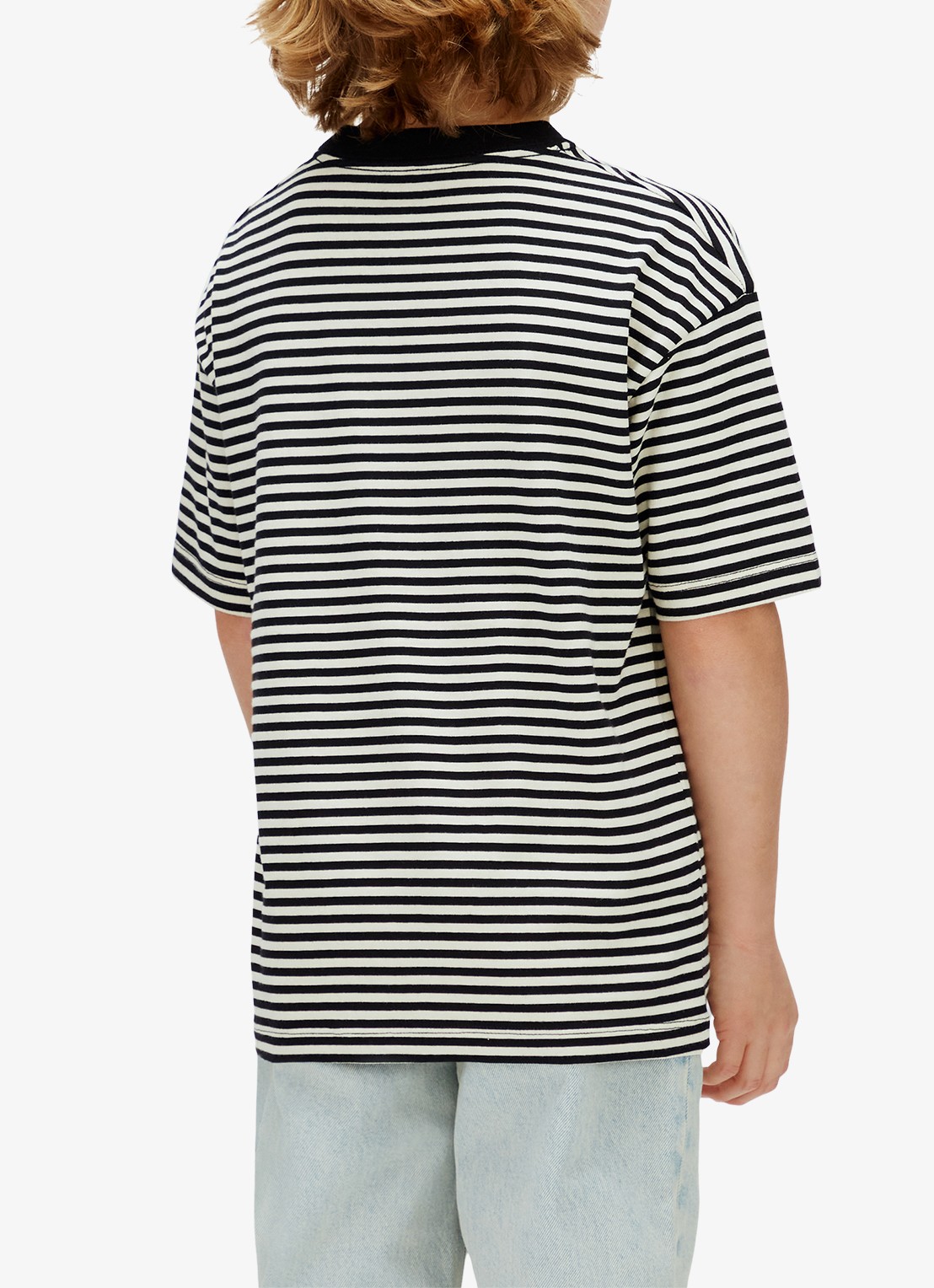 Calvin Klein T-shirt met logoprint - achterkant zwart
