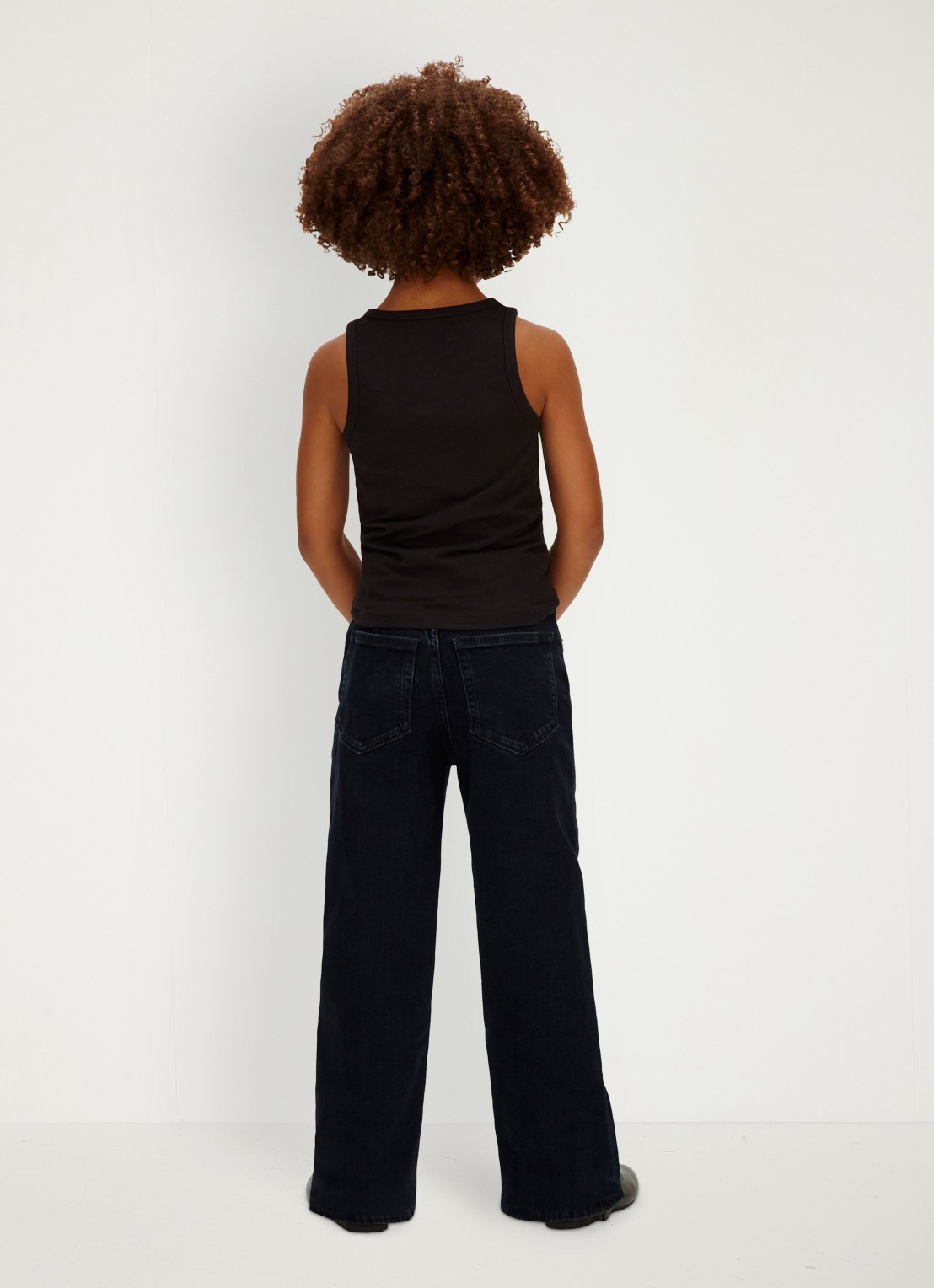 Calvin Klein Tanktop met logo - achterkant 3 zwart