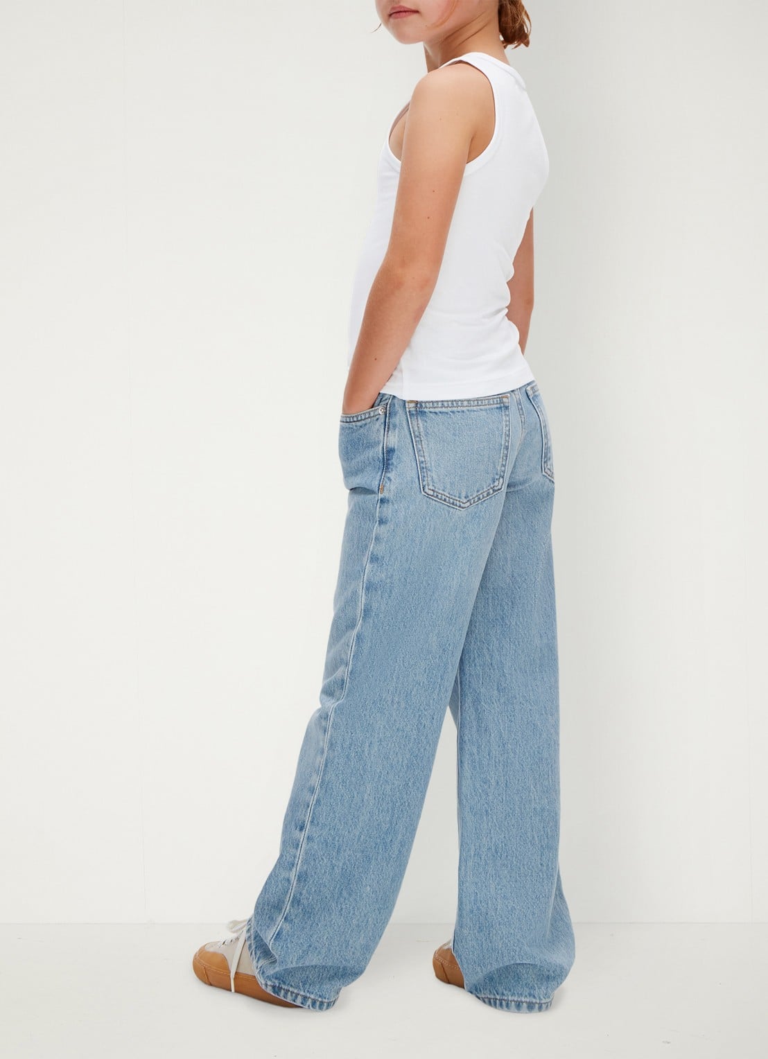 Calvin Klein Tanktop met logo - achterkant 4 wit