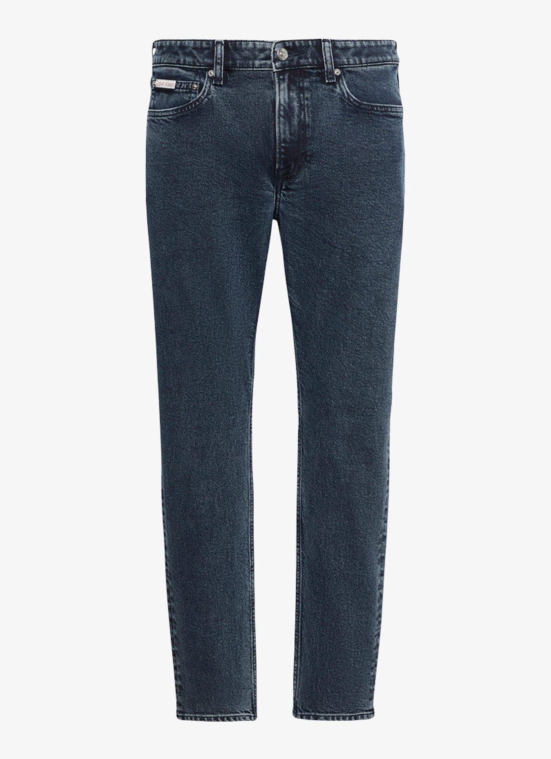 Calvin Klein Tapered fit jeans met steekzakken - voorkant 5 denim